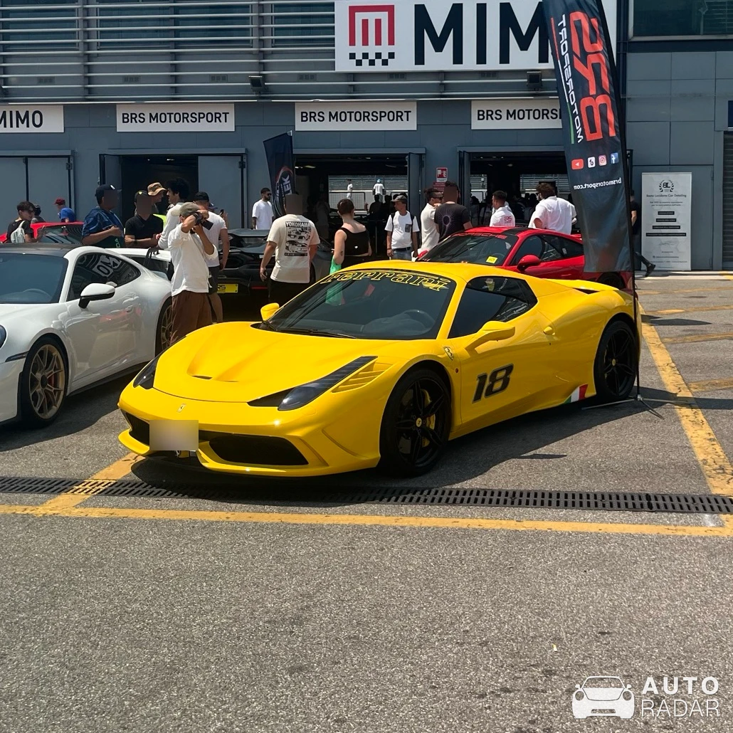 Ferrari 458 Speciale A spotted in Monza