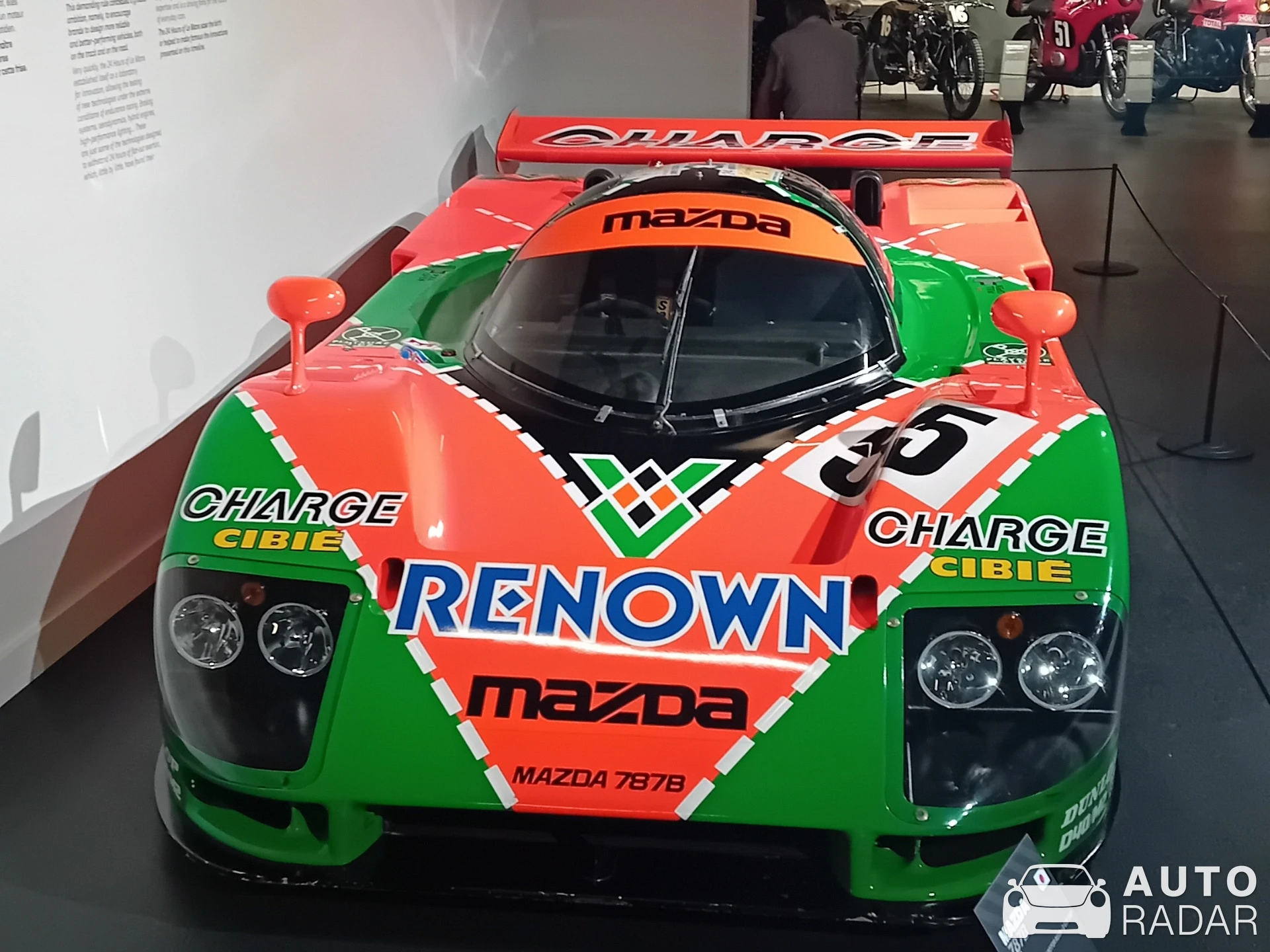 Mazda 787 spotted in Le Mans