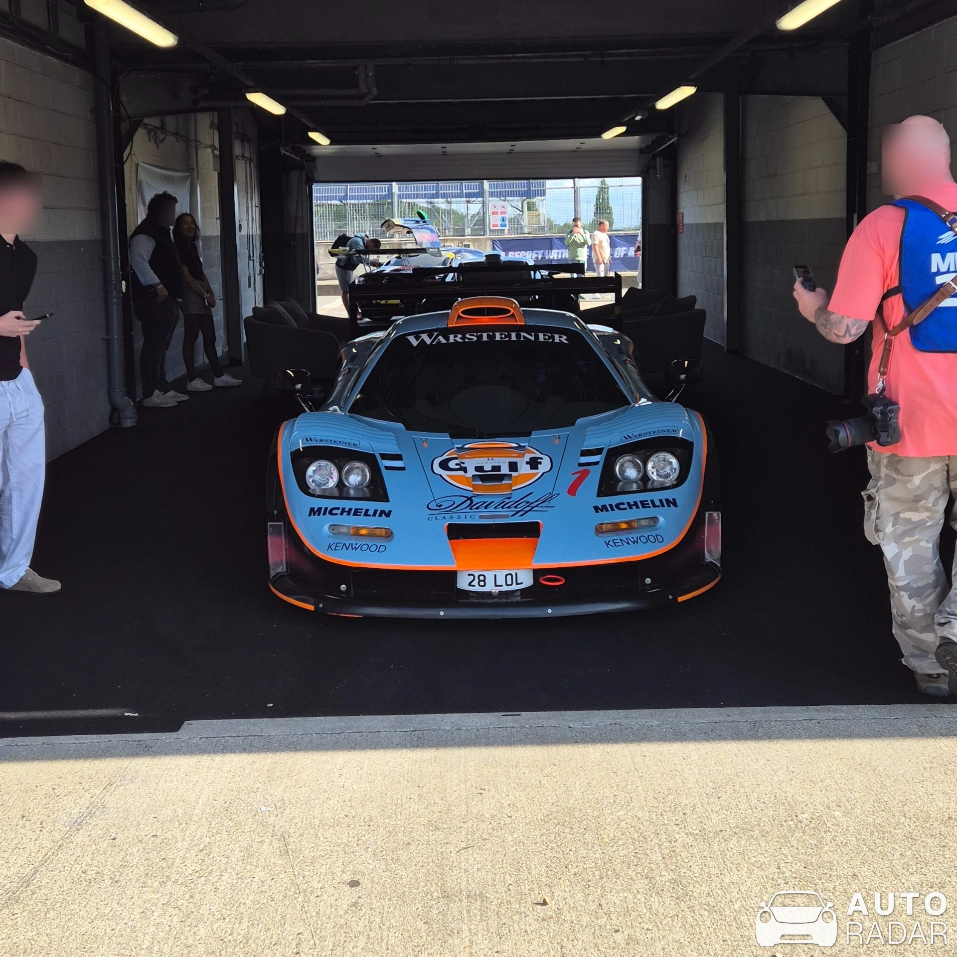 McLaren F1 GTR Longtail spotted in Towcester