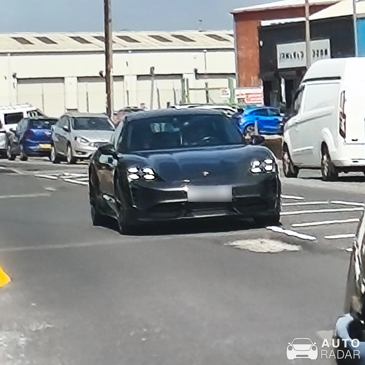 Porsche Taycan spotted in Bolton