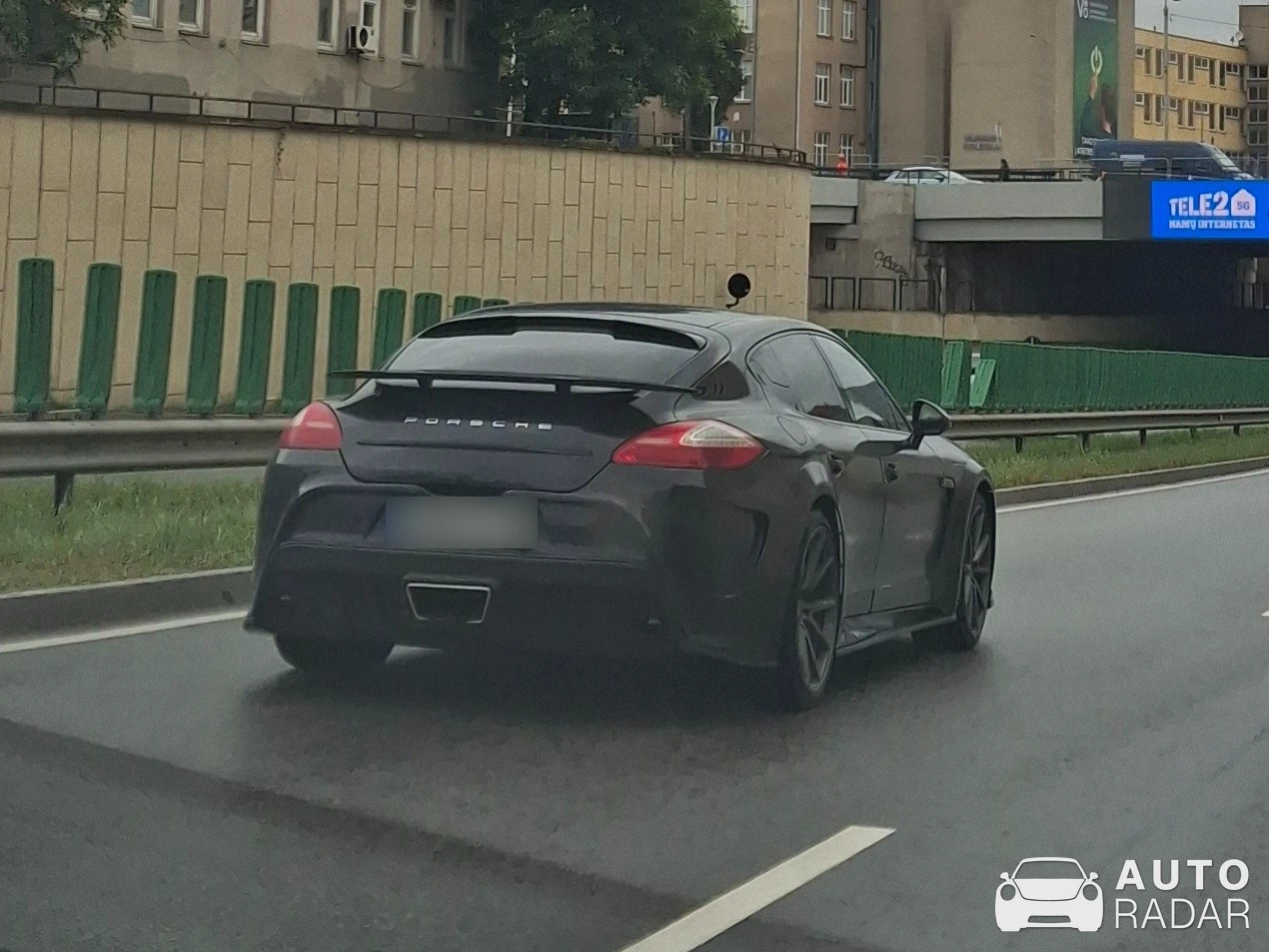 Porsche 970 Panamera Turbo spotted in Vilnius