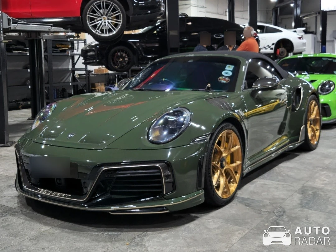 Porsche TechArt 992 Turbo S Cabriolet spotted in Singapore