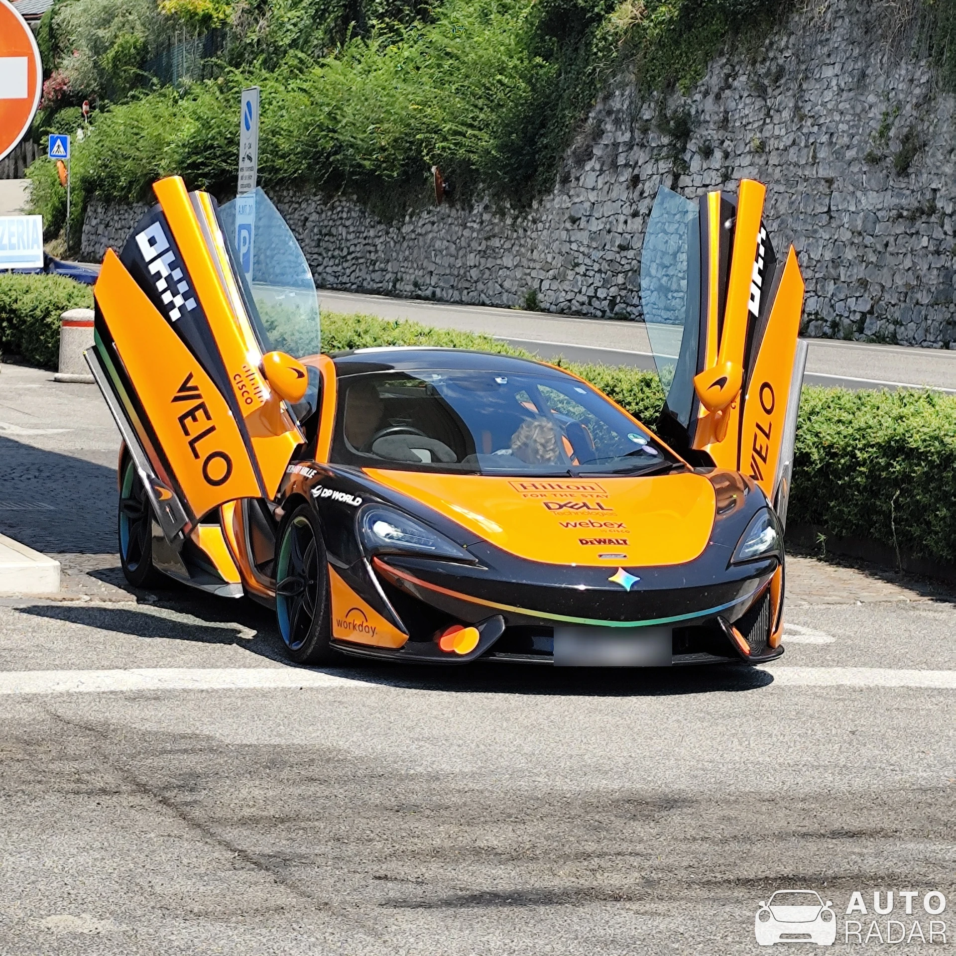 McLaren 570S spotted in Affi