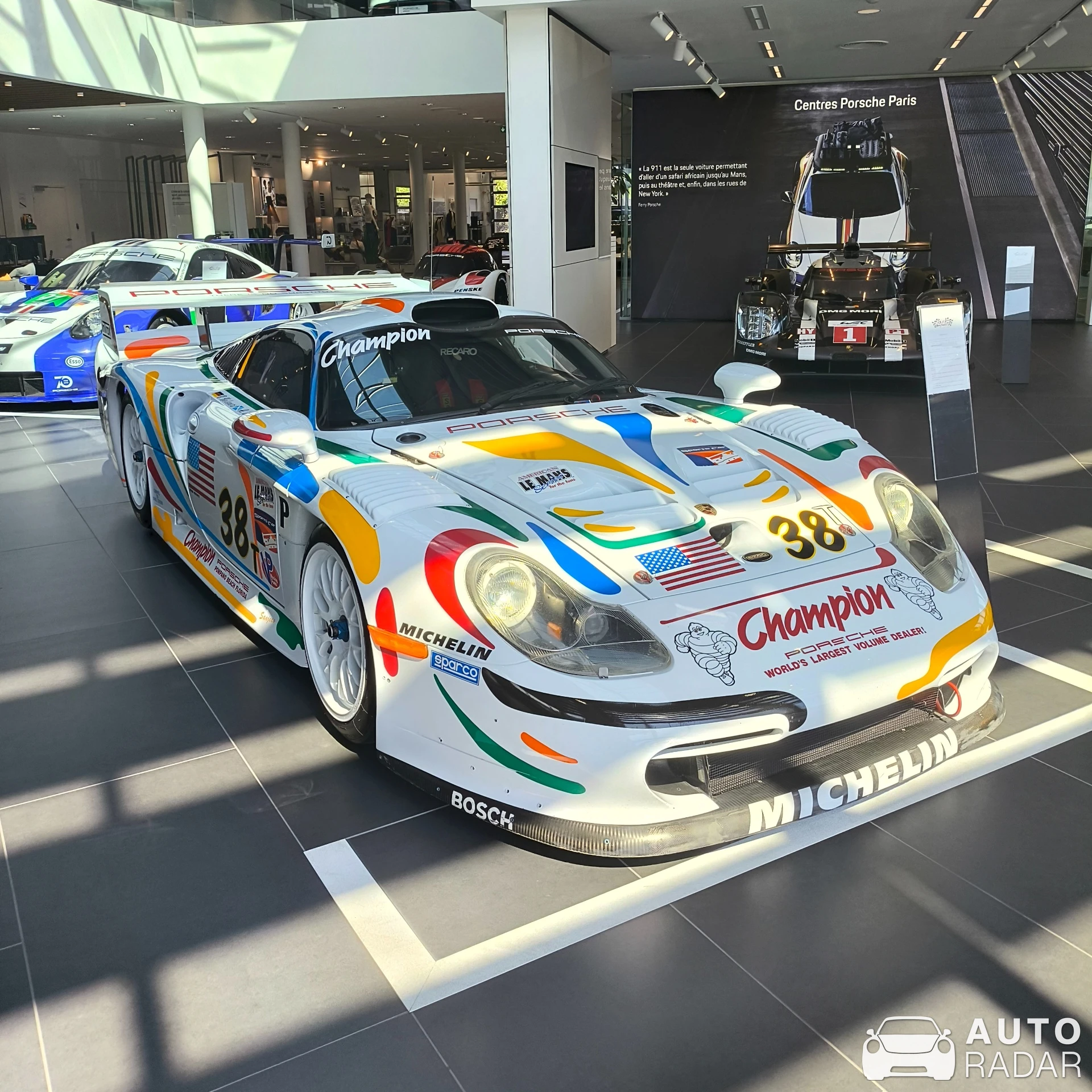 Porsche 996 GT1 spotted in Poissy