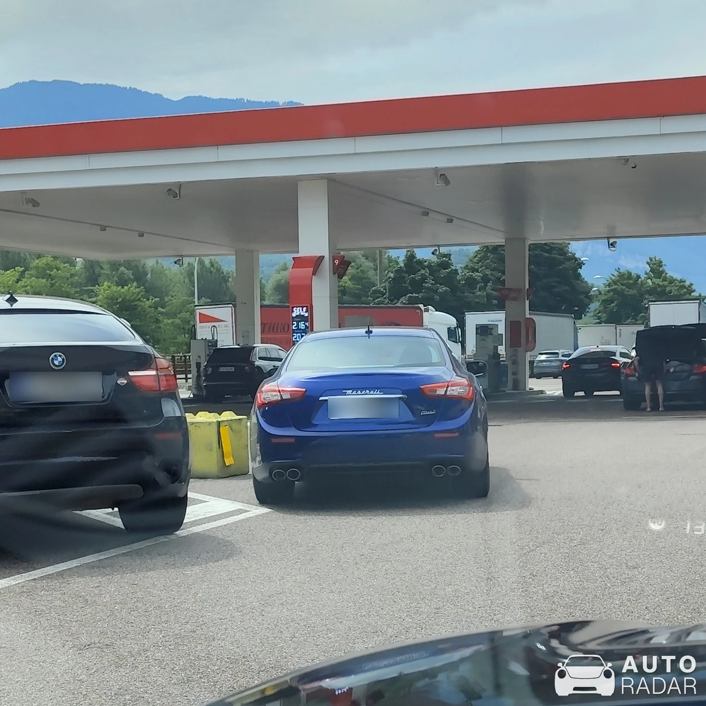 Maserati Ghibli spotted in Andalo