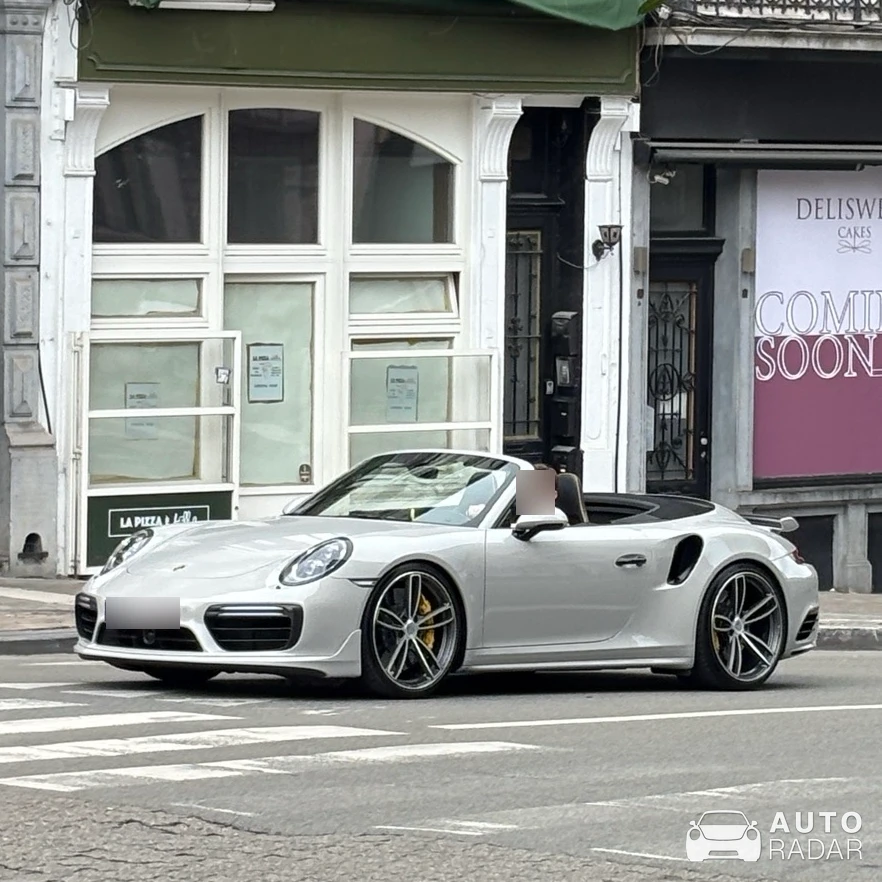 Porsche 991 Turbo S Cabriolet MkII spotted in Grimbergen