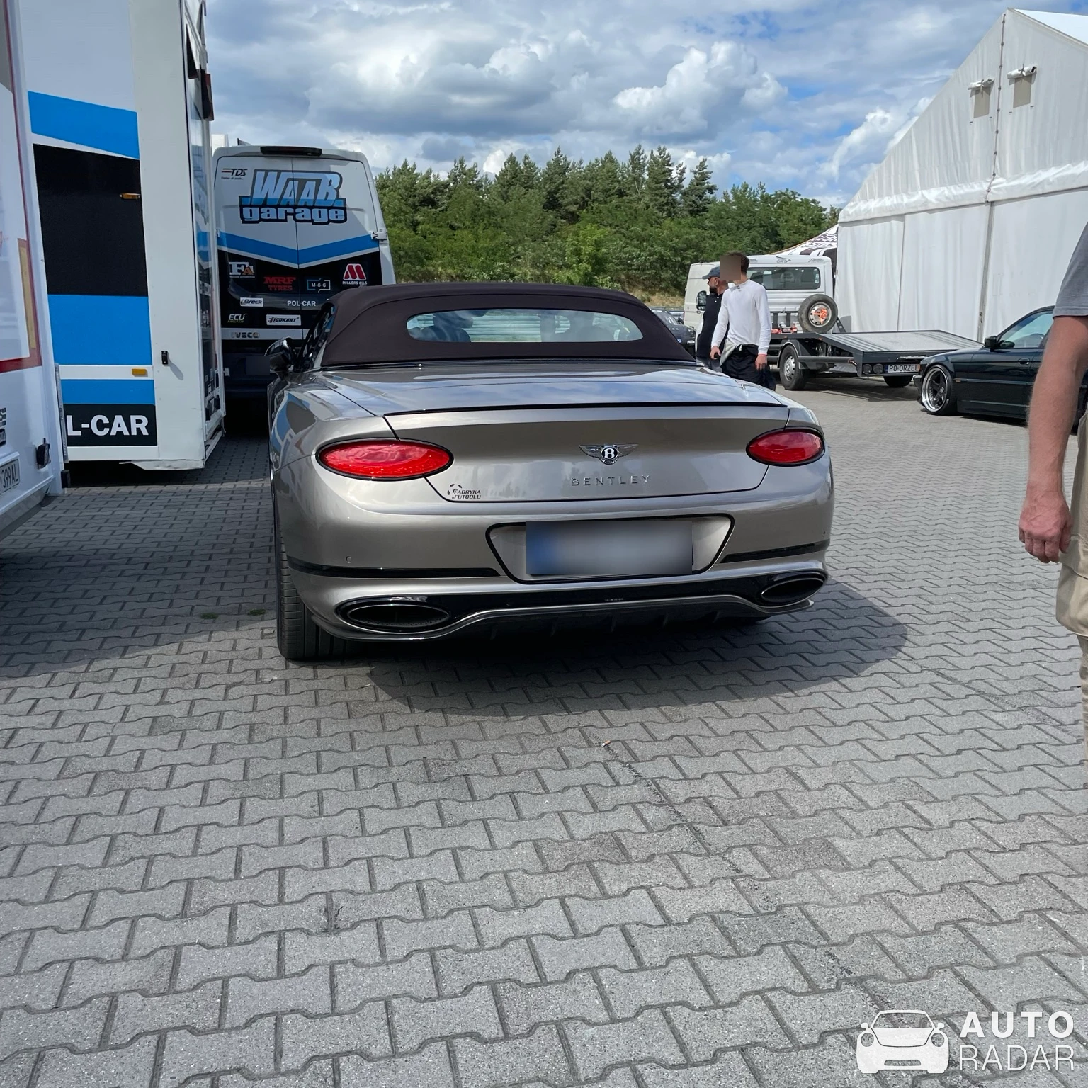 Bentley Continental GTC spotted in Poznań