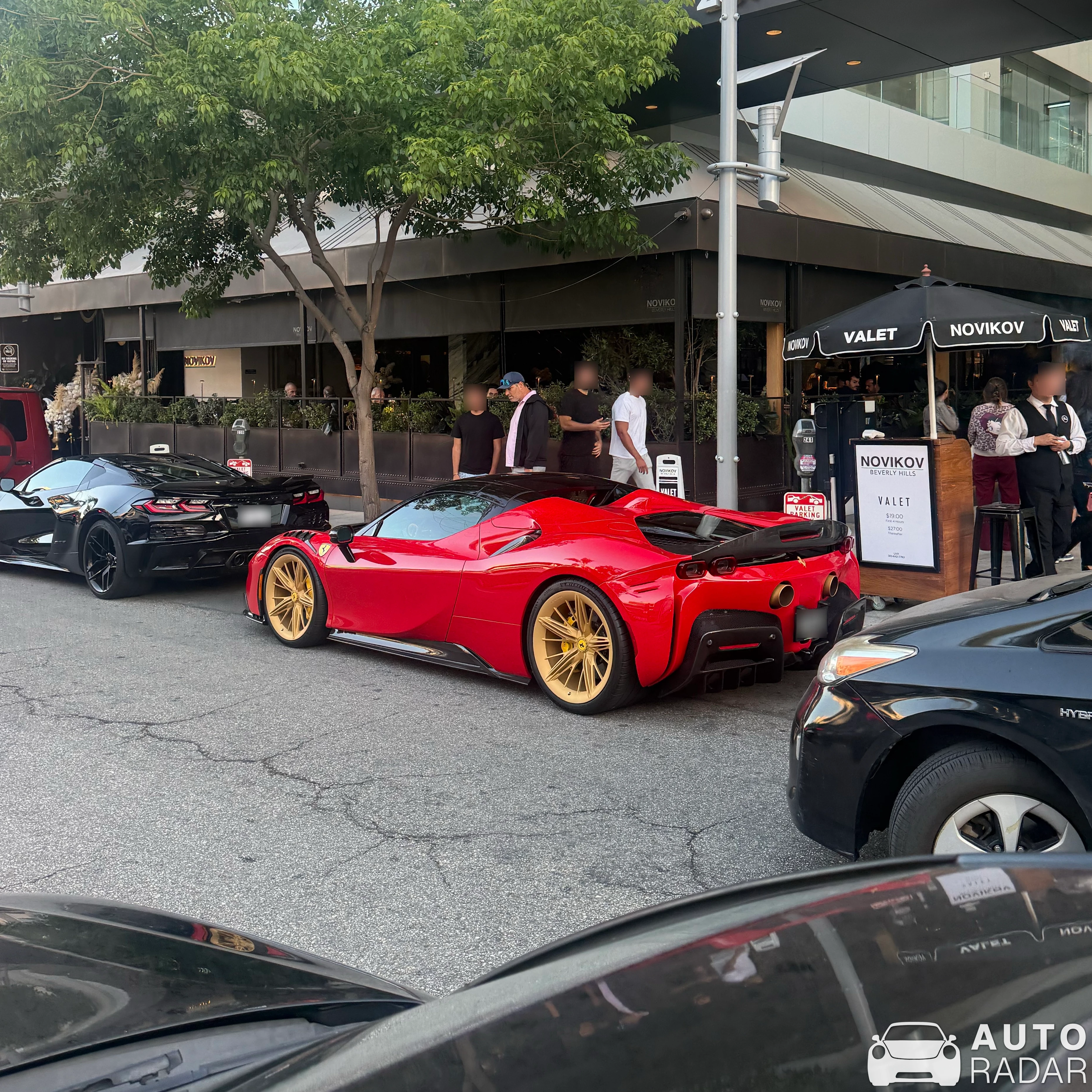 Ferrari SF90 Stradale Novitec Rosso spotted in Beverly Hills