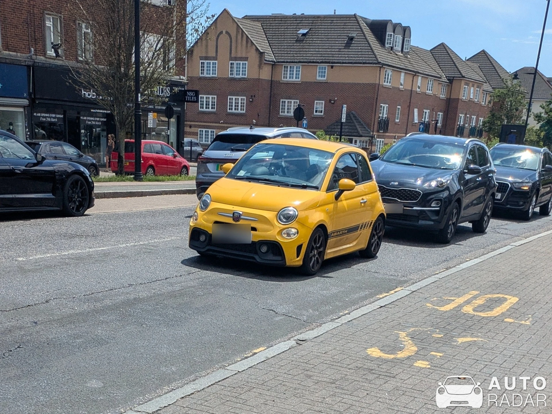 Abarth 595 spotted in Welwyn Garden City