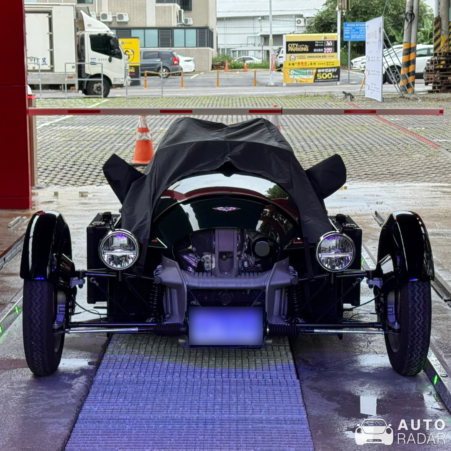 Morgan Super Sports Three-Wheeler spotted in Tanzi District