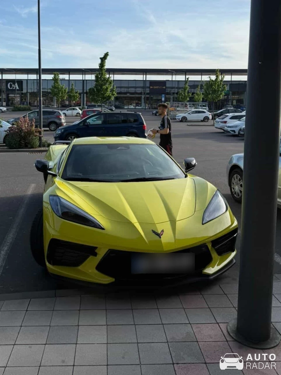 Chevrolet Corvette C8 Stingray spotted in Znojmo
