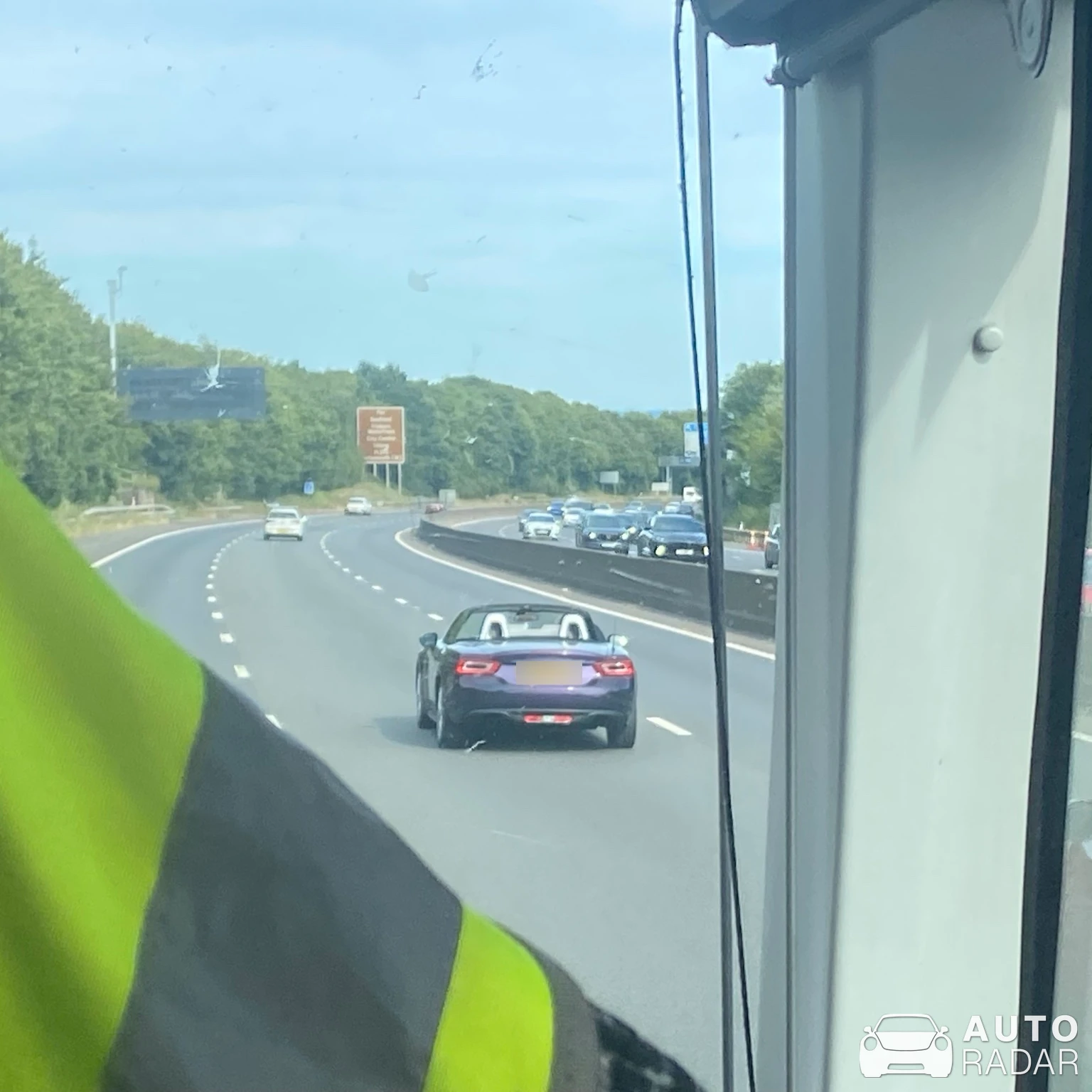 Abarth 124 spotted in Portsmouth