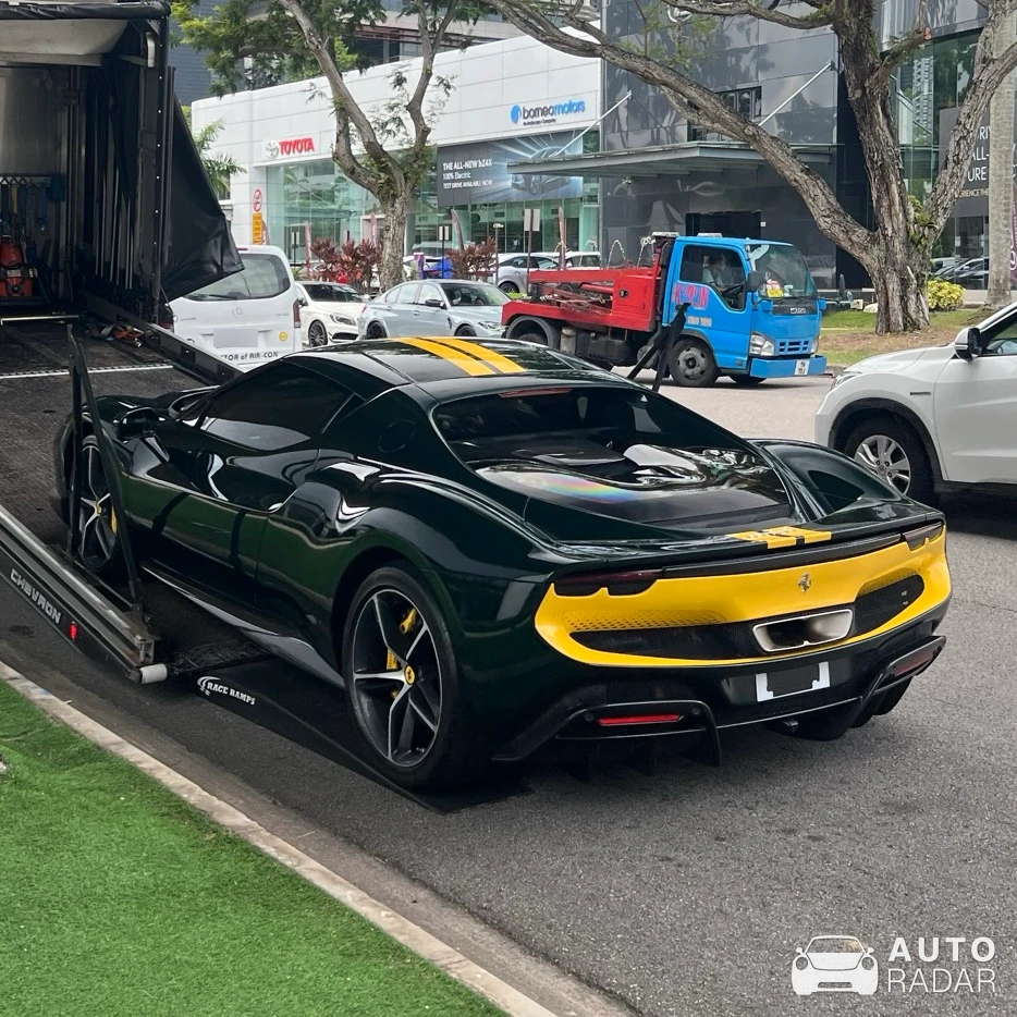 Ferrari 296 GTS Assetto Fiorano spotted in Singapore