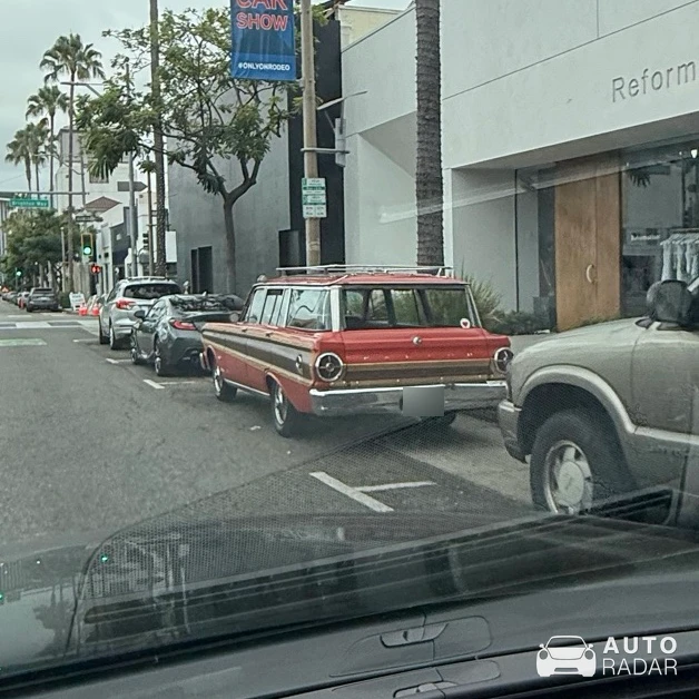 Ford Falcon spotted in Beverly Hills