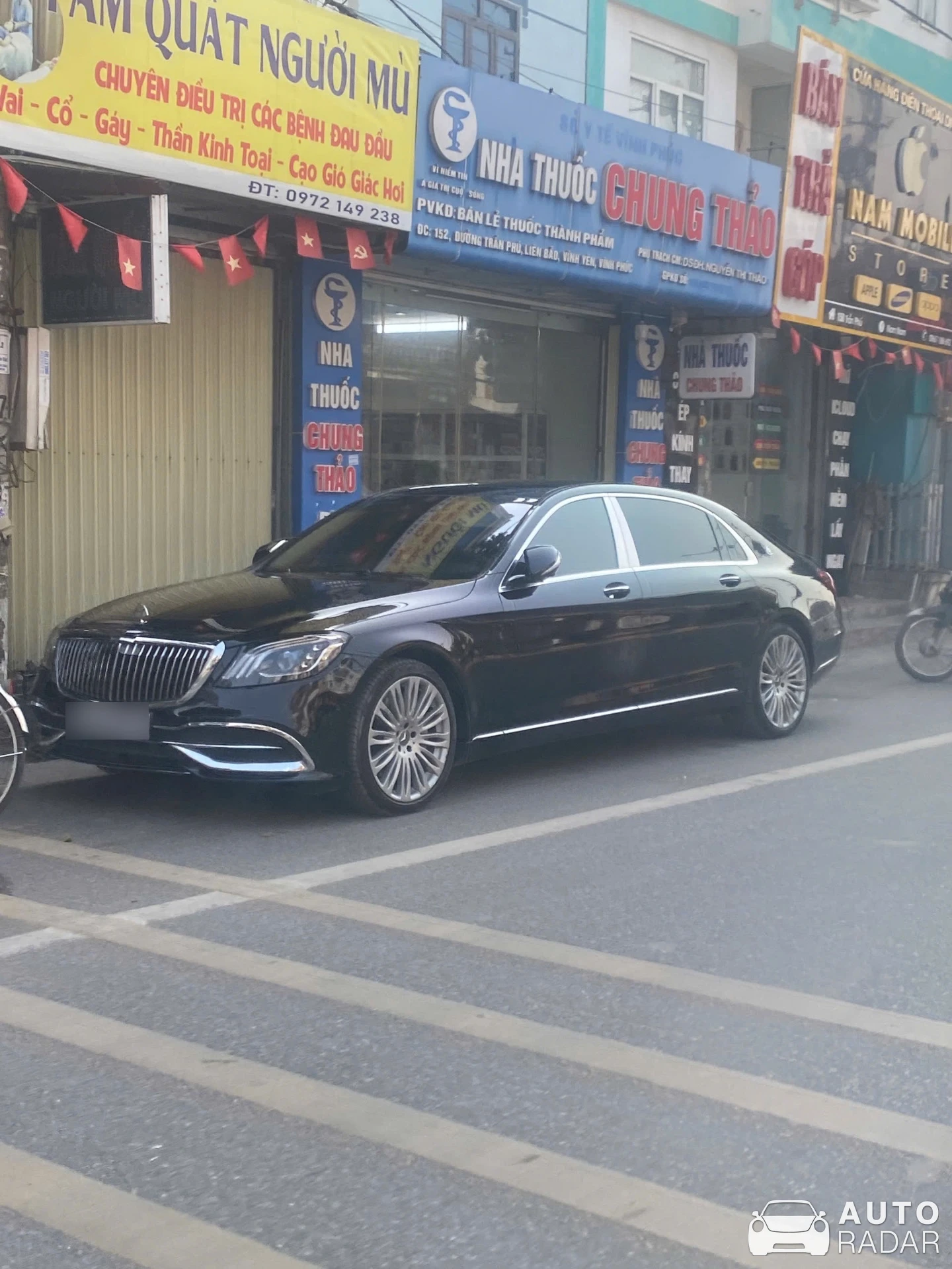Mercedes-Maybach S 560 spotted in Vĩnh Phúc