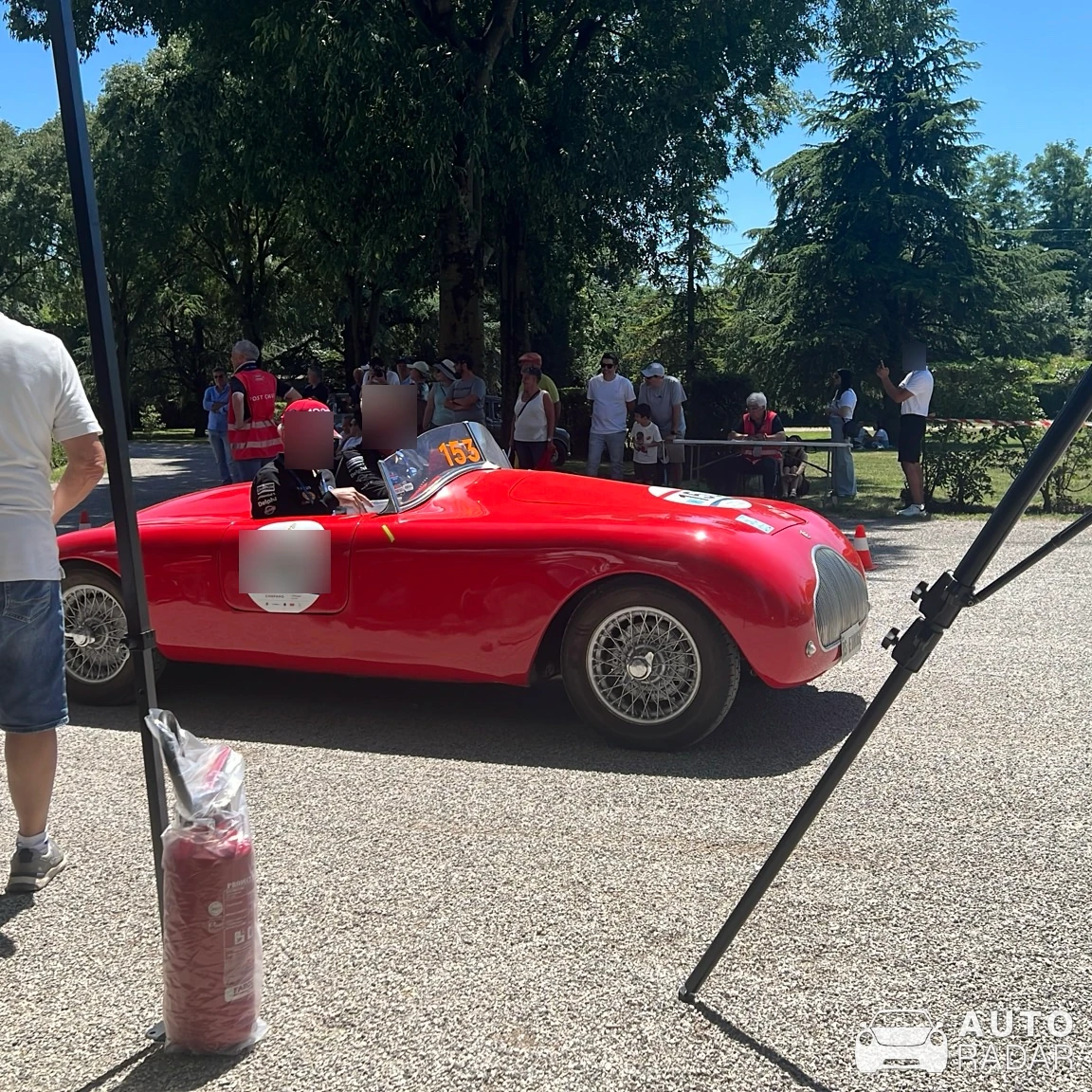 Ferrari 166 MM Touring Barchetta spotted in Mantova