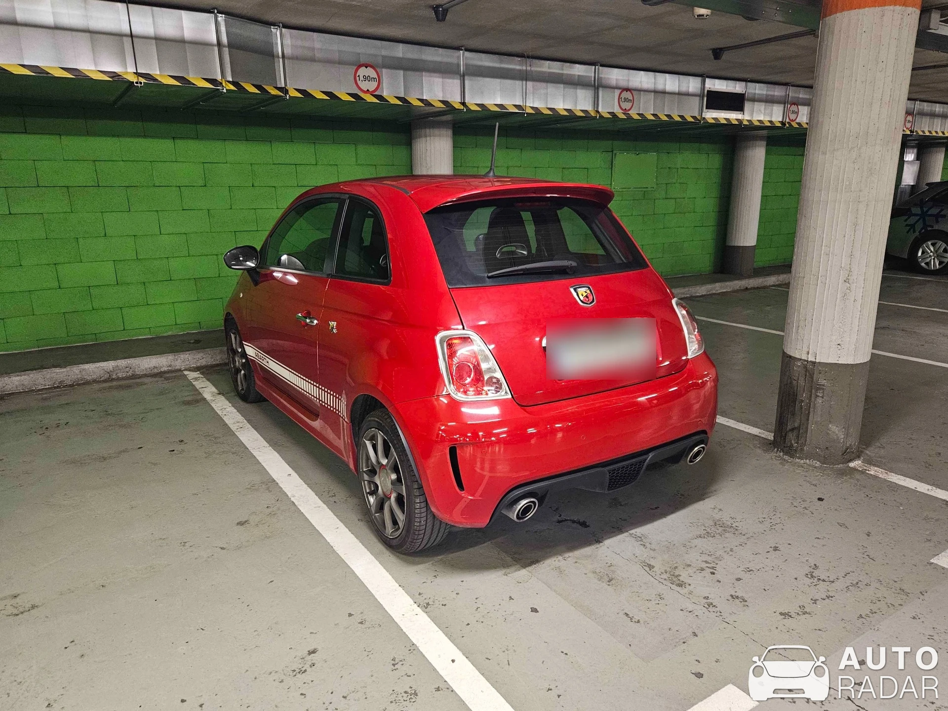 Abarth 500 spotted in Zaragoza