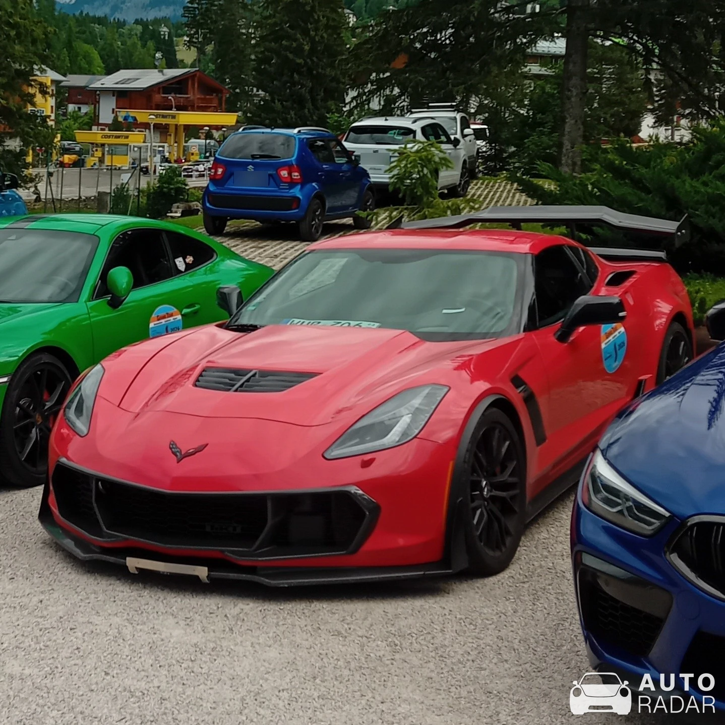 Chevrolet Corvette C7 ZR1 spotted in Cortina d'Ampezzo
