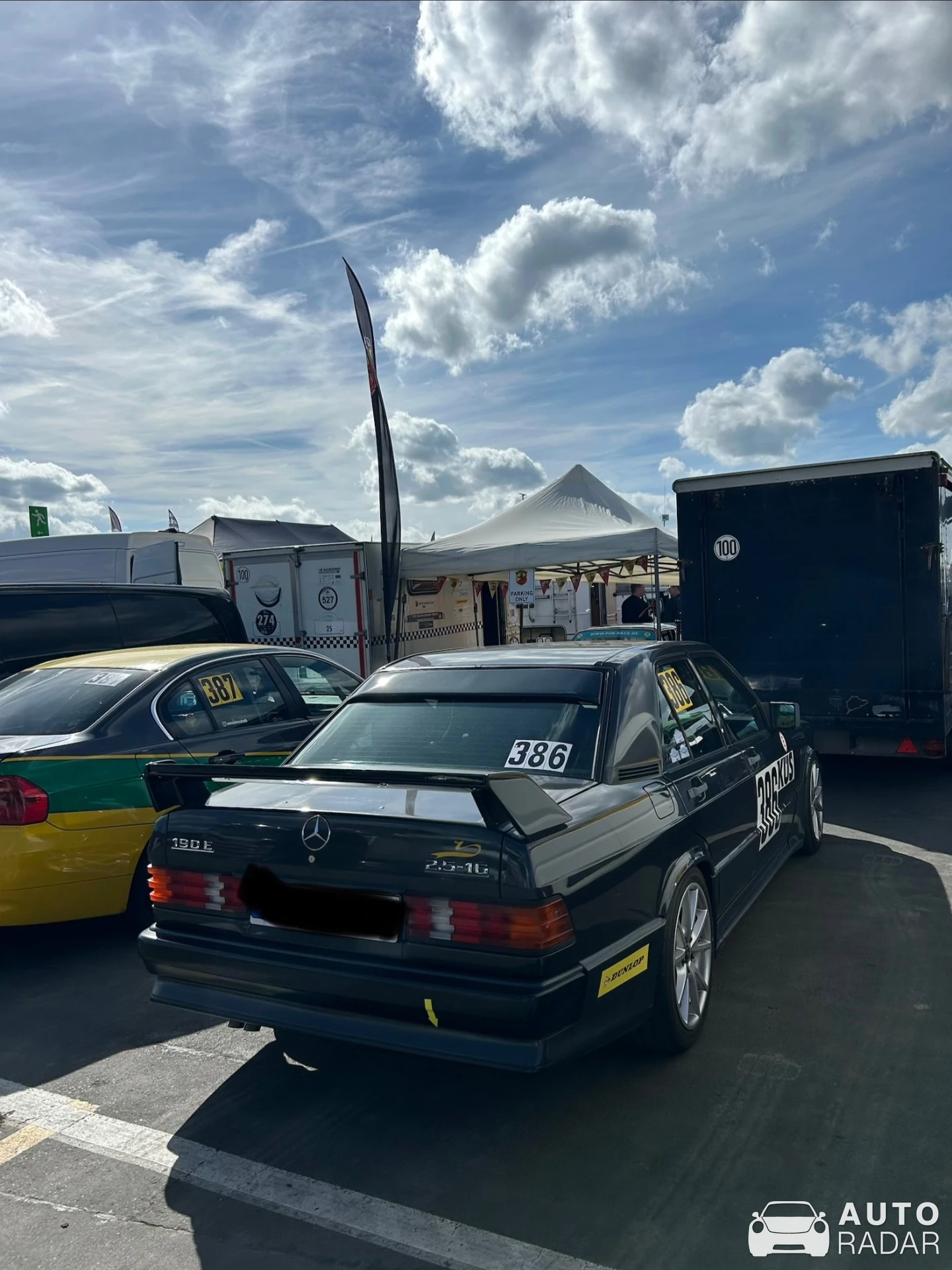 Mercedes-Benz 190 E 2.5-16v EVO I spotted in Nürburg