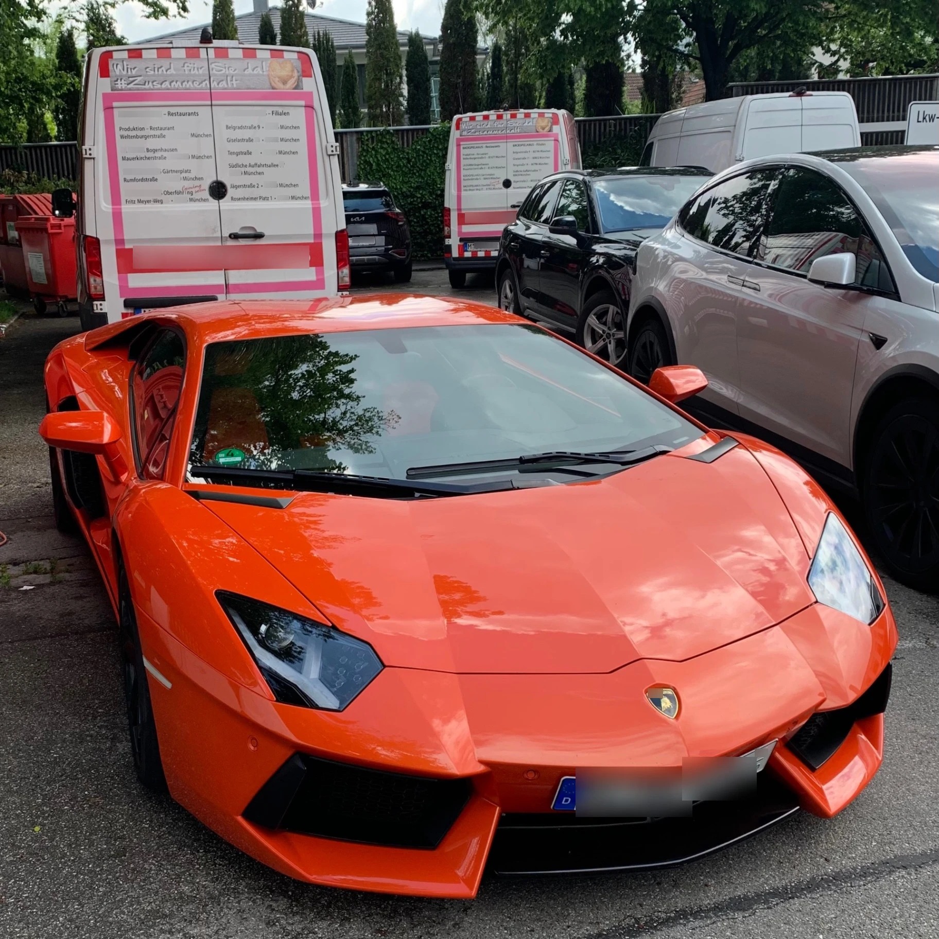 Lamborghini Aventador LP700-4 spotted in Munich, Germany