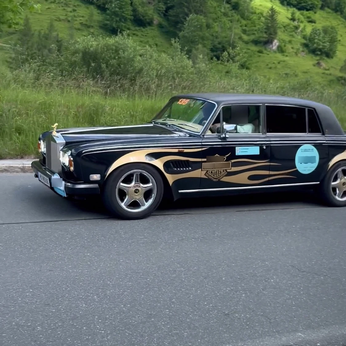 Rolls Royce Silver Shadow spotted in Vorfusch, Austria
