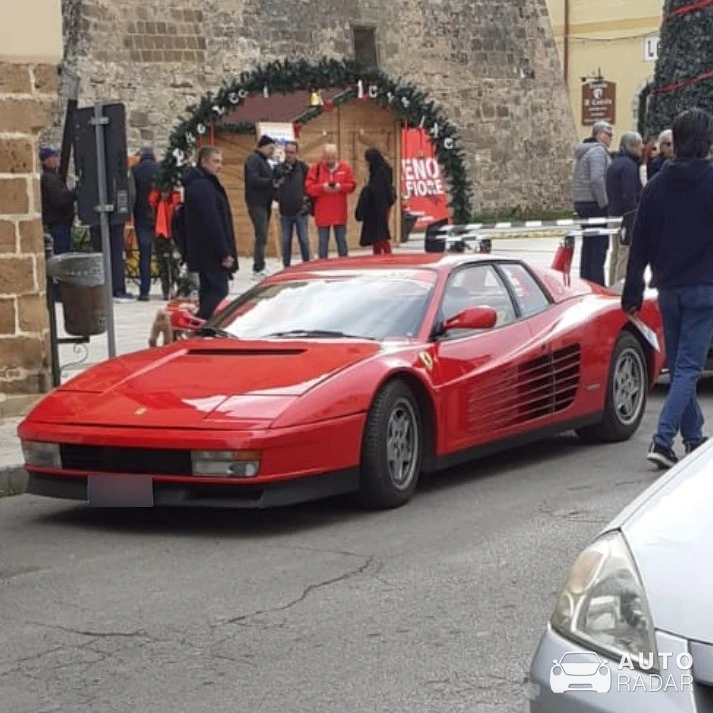 Ferrari Testarossa spotted in Pulsano, Italy