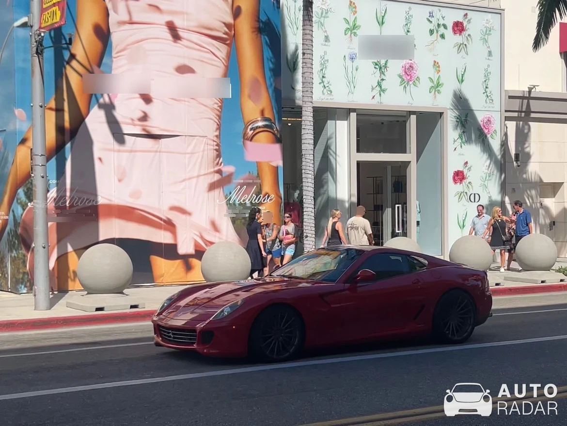 Ferrari 599 GTB Fiorano spotted in Beverly Hills, United States