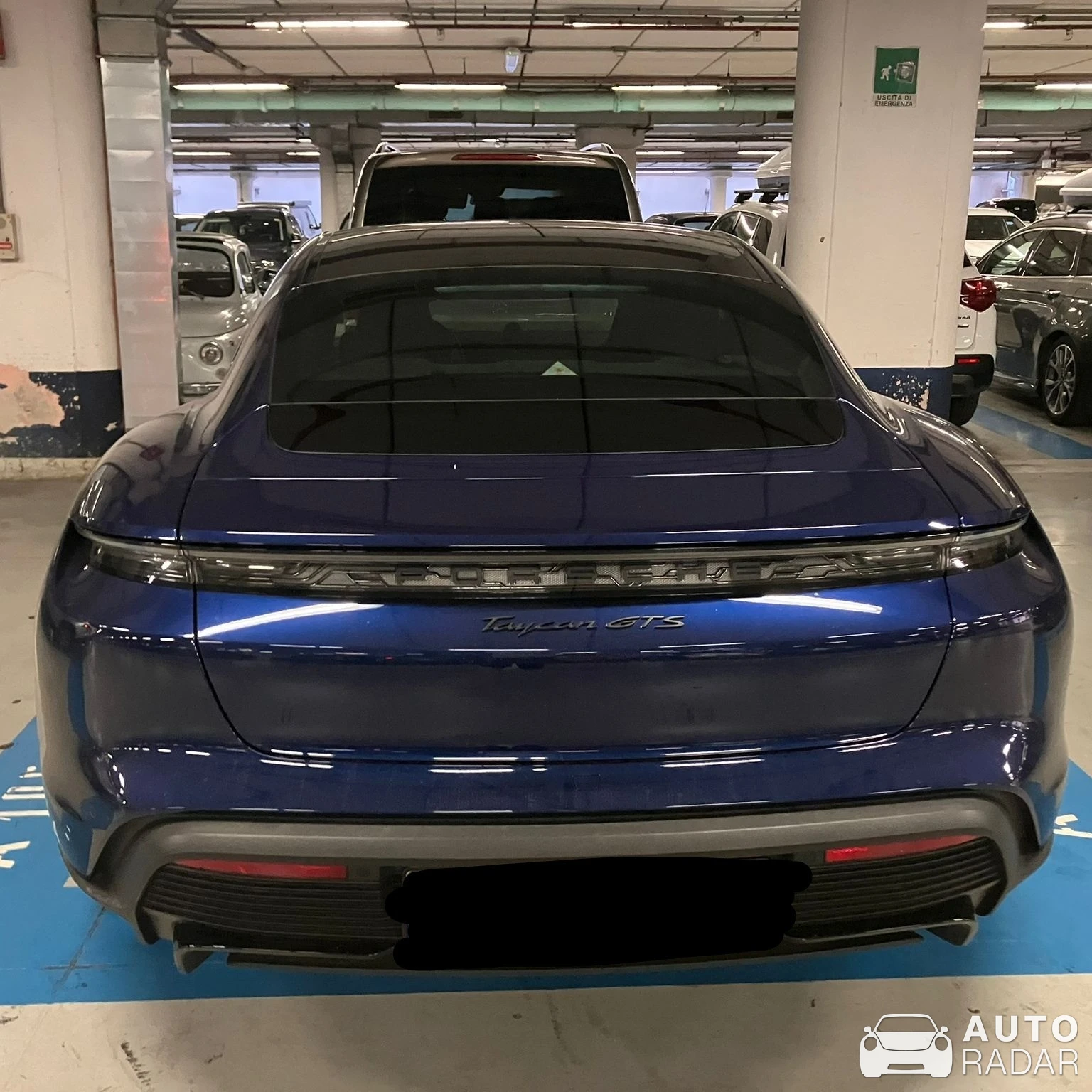 Porsche Taycan GTS spotted in Bologna, Italy