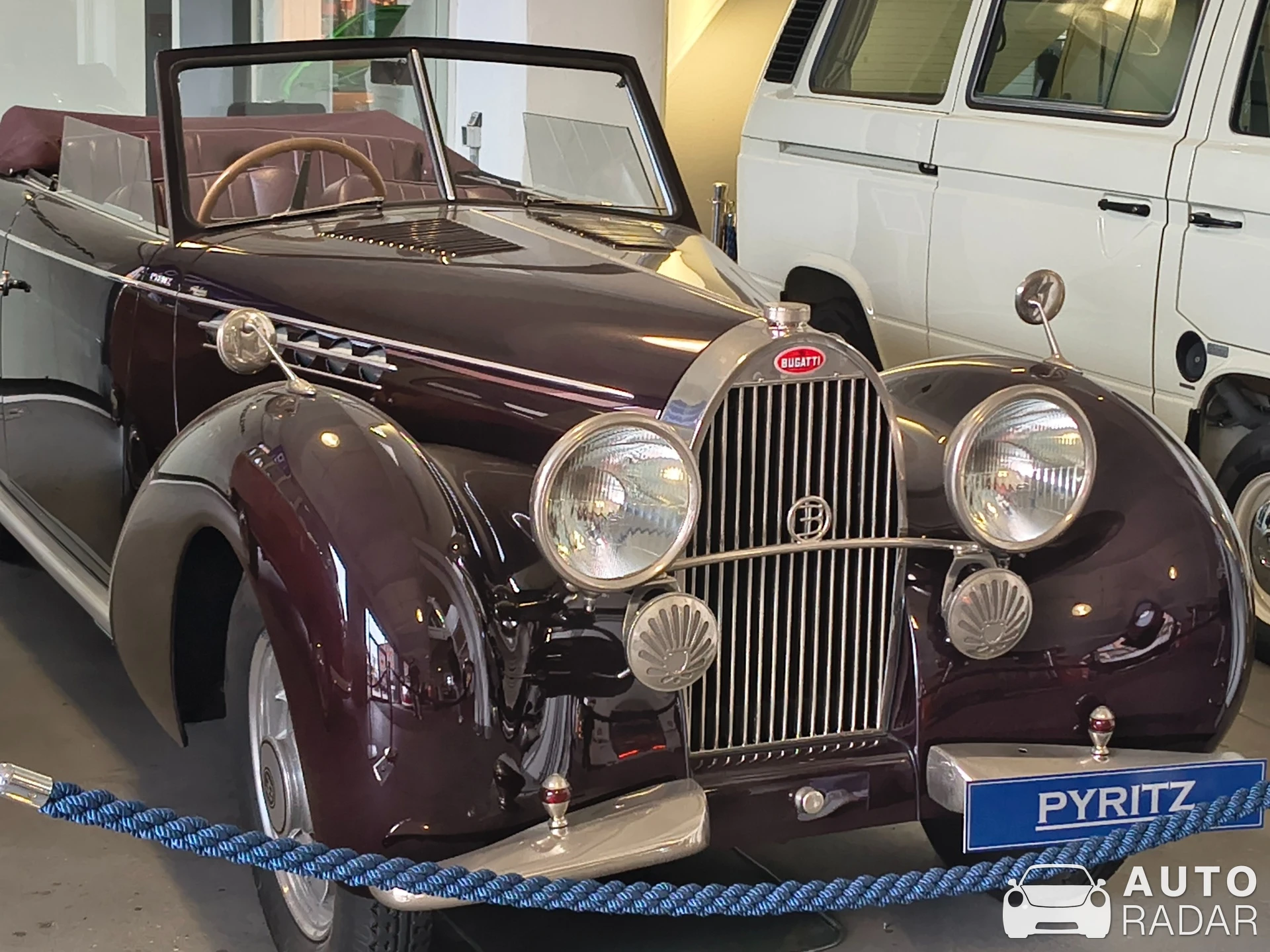 Bugatti Type 57 spotted in Frankfurt