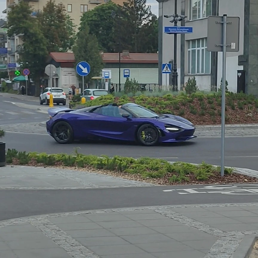 McLaren 720S Spider spotted in Otwock, Polska