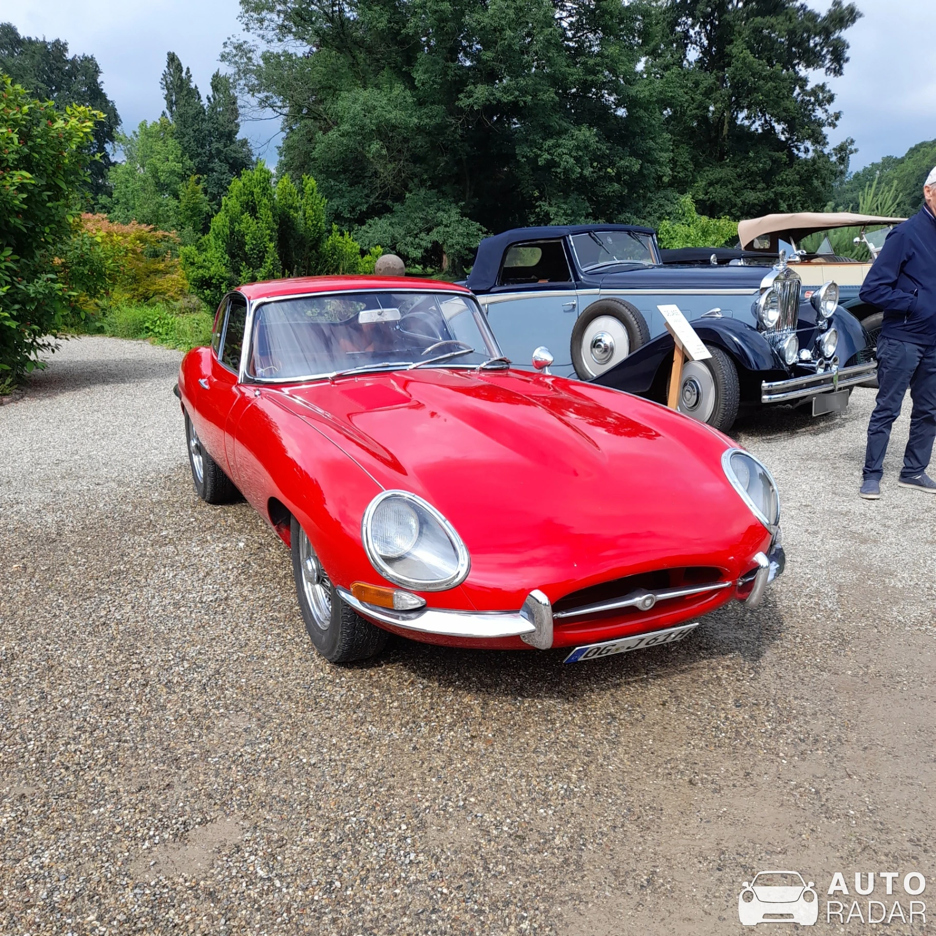 Jaguar E-Type spotted in Bennwihr, France
