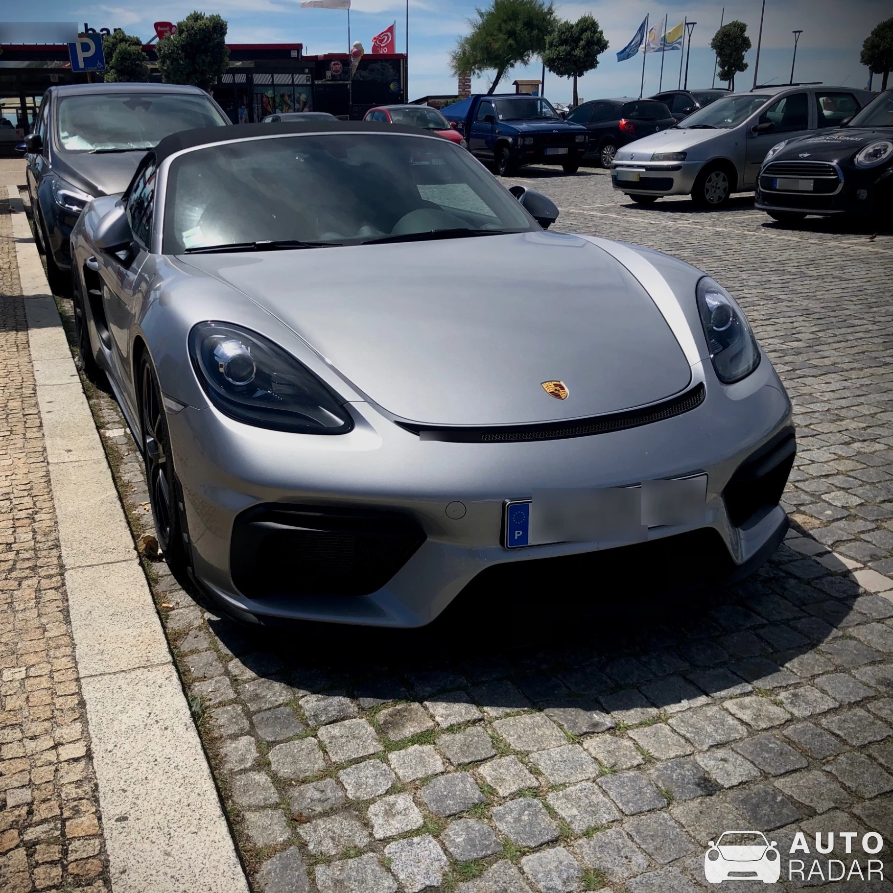 Porsche 718 Spyder spotted in Povoa de Varzim, Portugal