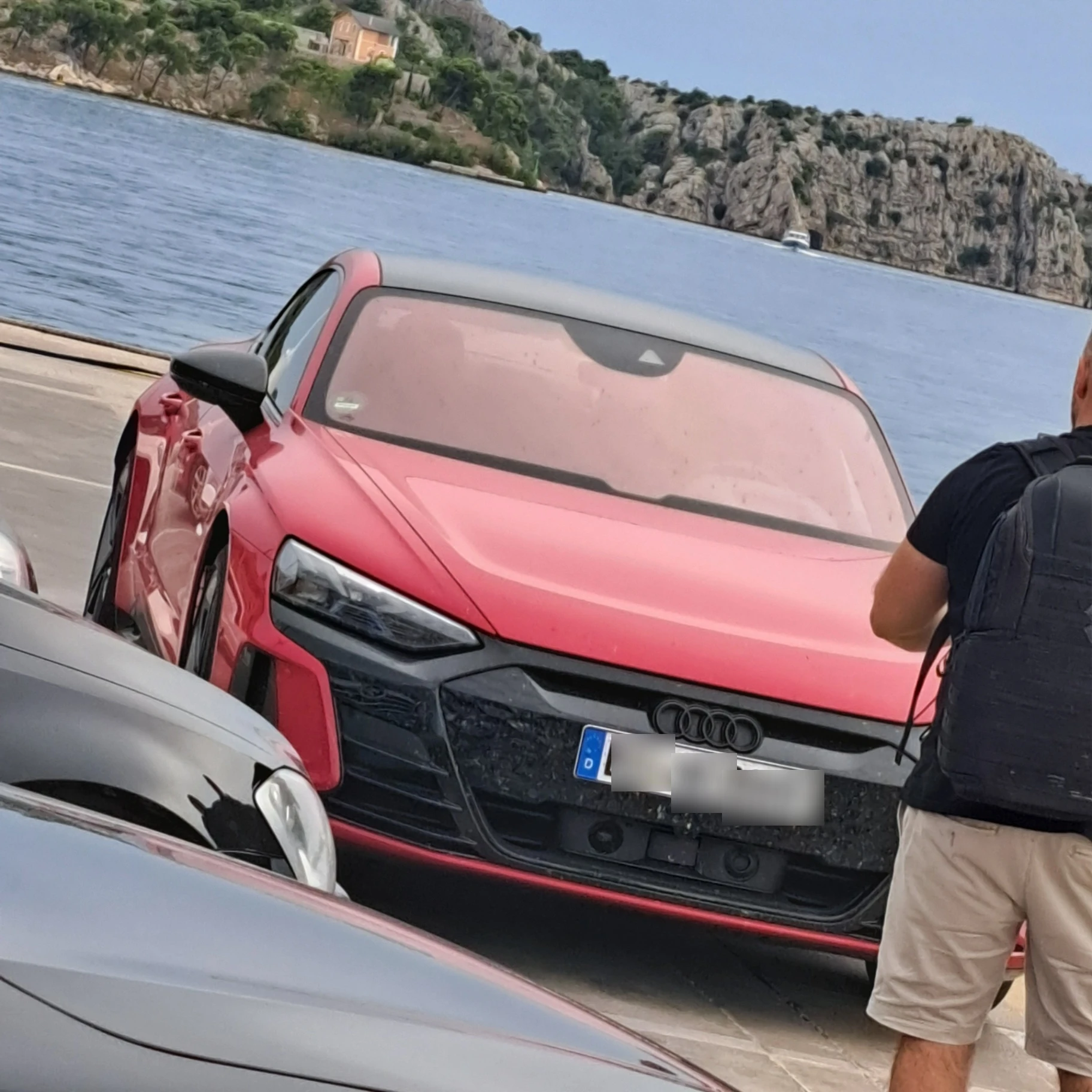 Audi RS E-Tron GT spotted in Šibenik, Croatia