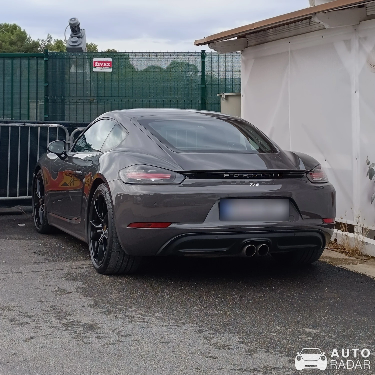 Porsche 718 Cayman spotted in Zambratija, Croatia