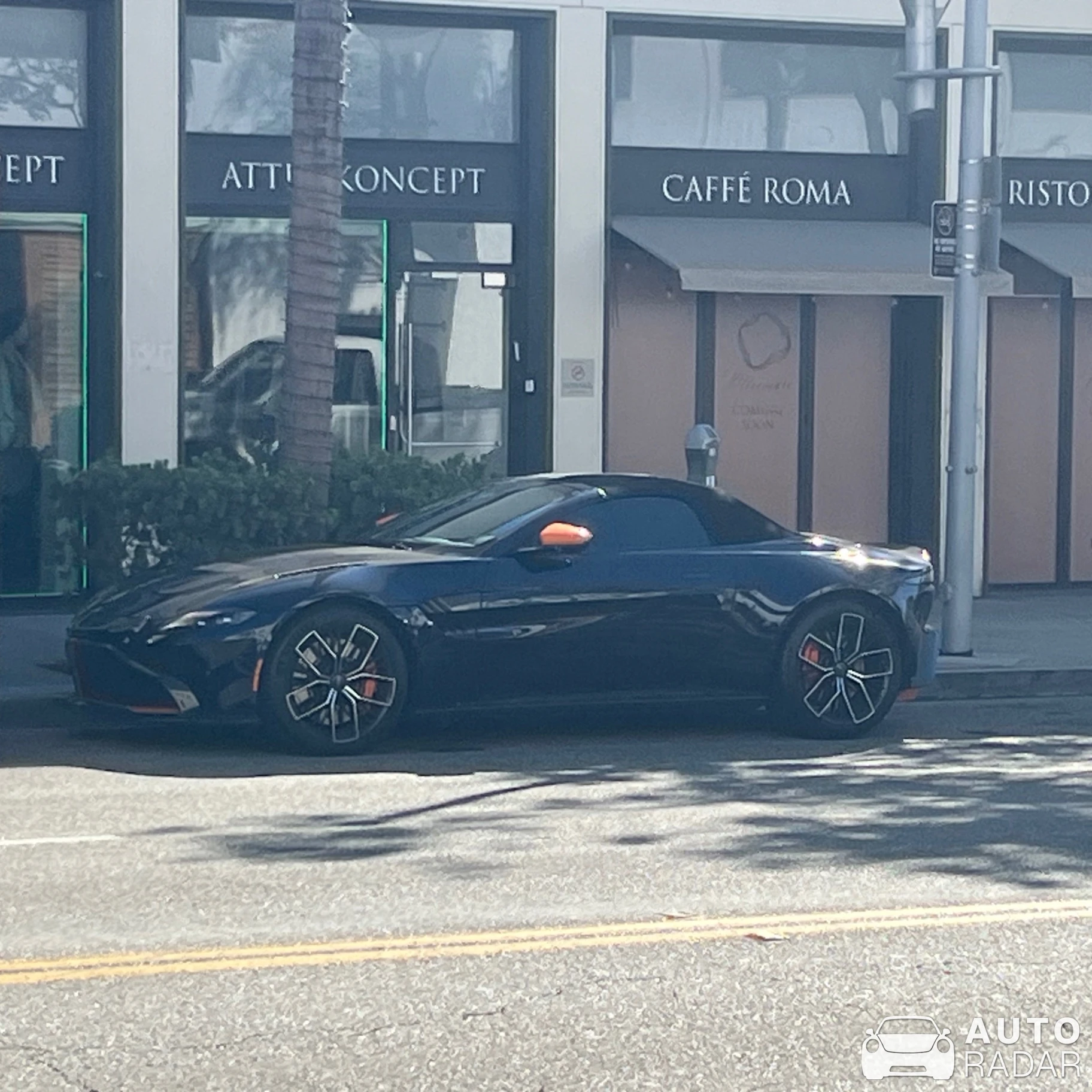 Aston Martin V8 Vantage spotted in Beverly Hills, United States