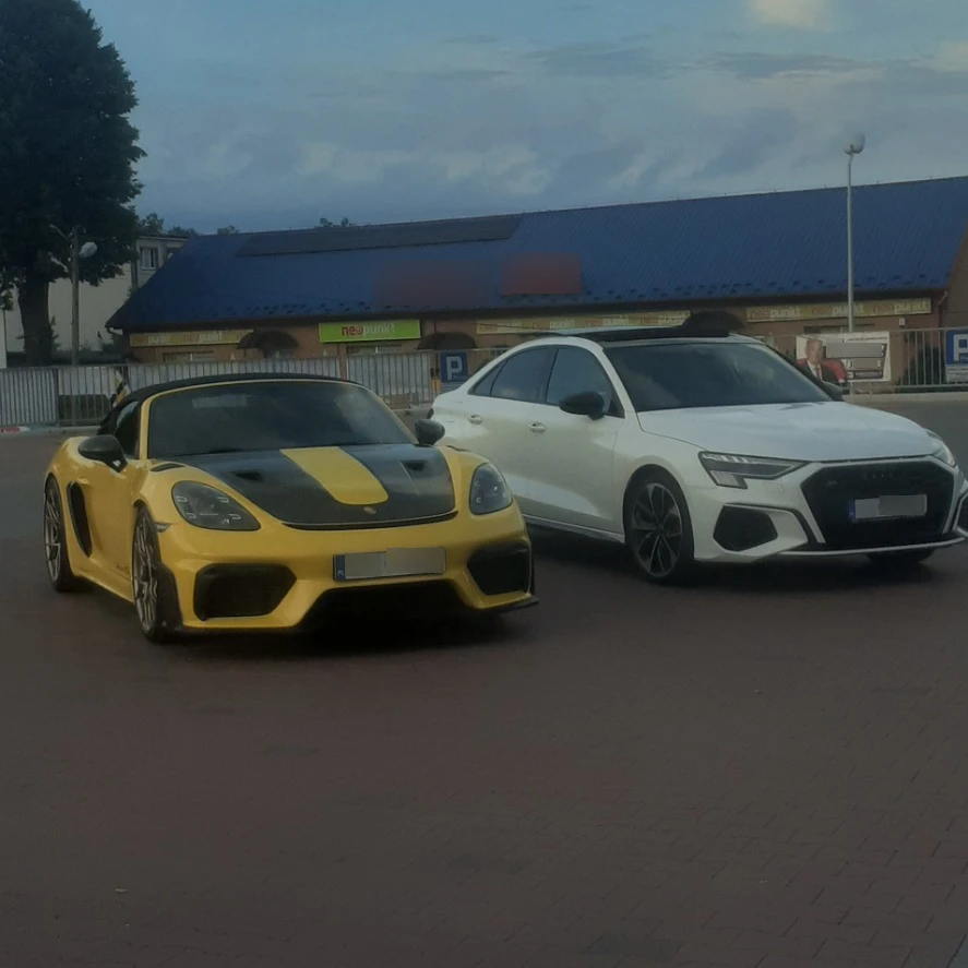 Porsche 718 Spyder RS spotted in Jasło, Polska