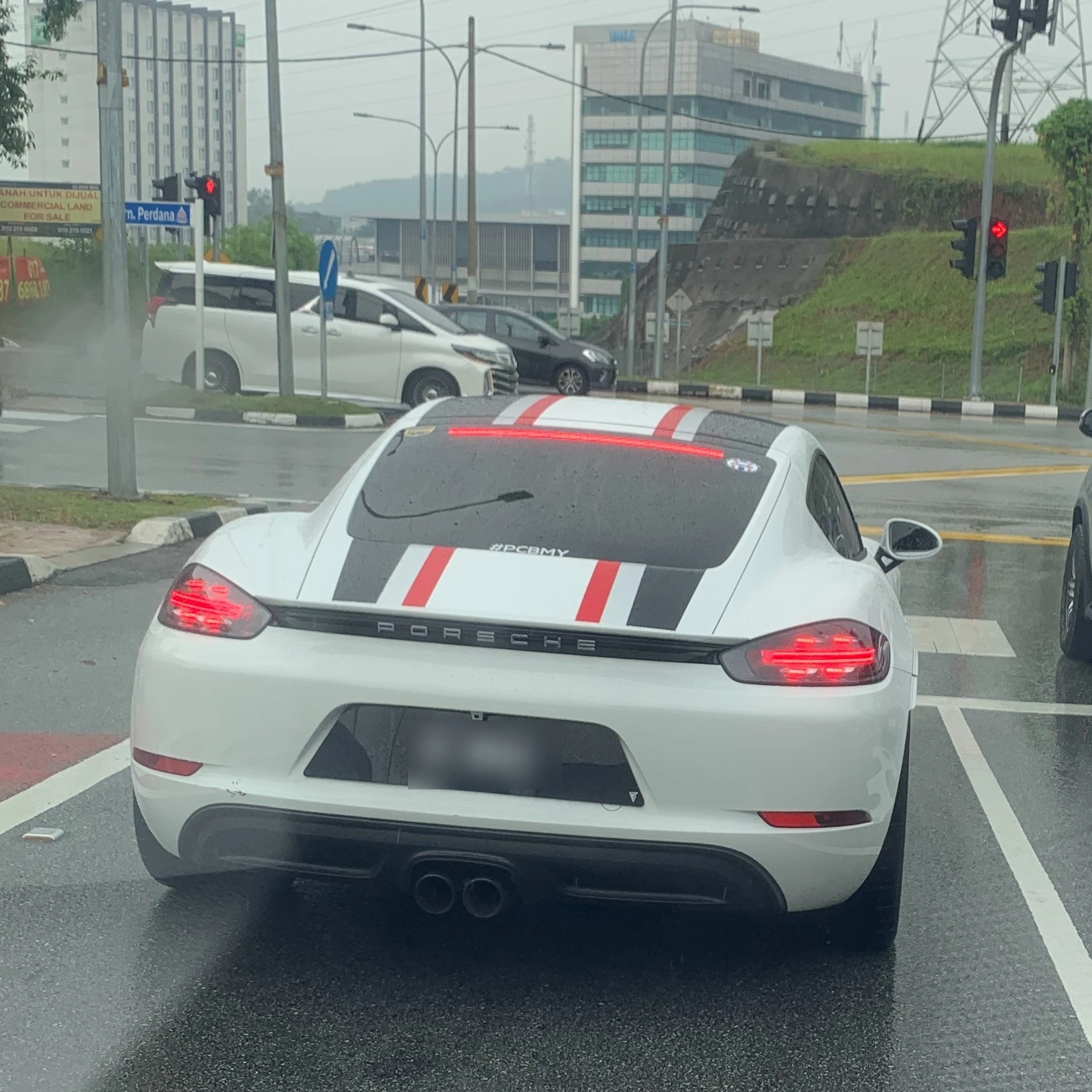 Porsche 718 Boxster spotted in Kuala Lumpur, Malaysia
