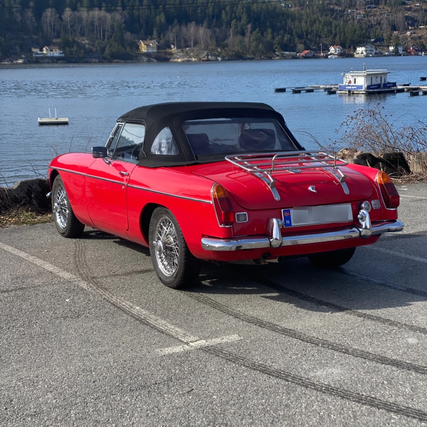 MG MGB Roadster spotted in Oppegard, Norway