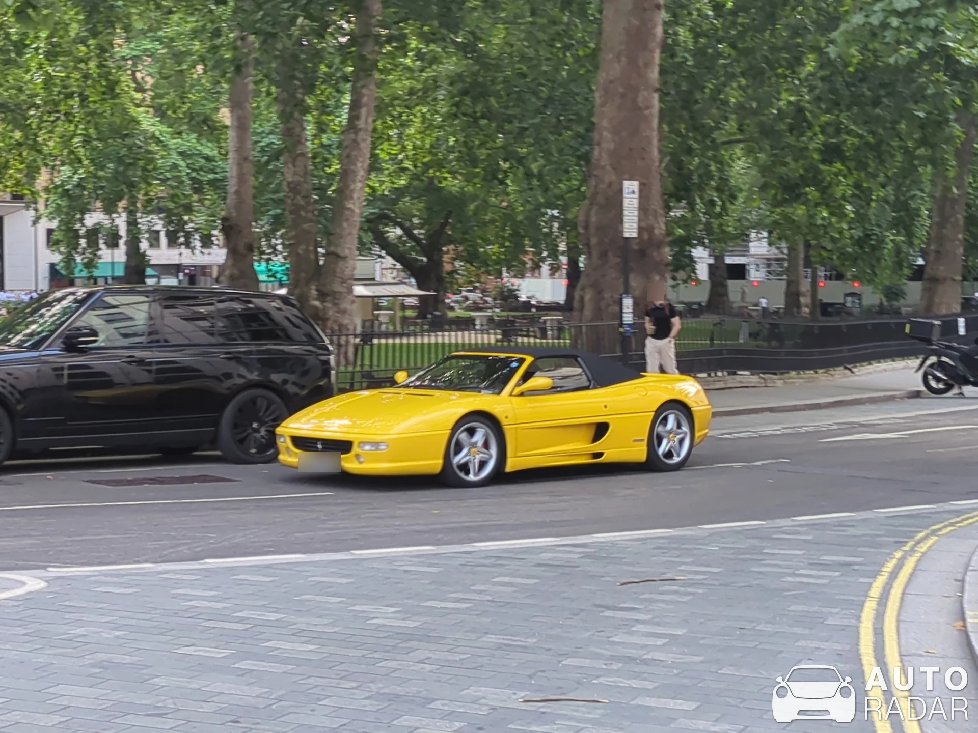 Ferrari F355 Spider spotted in London