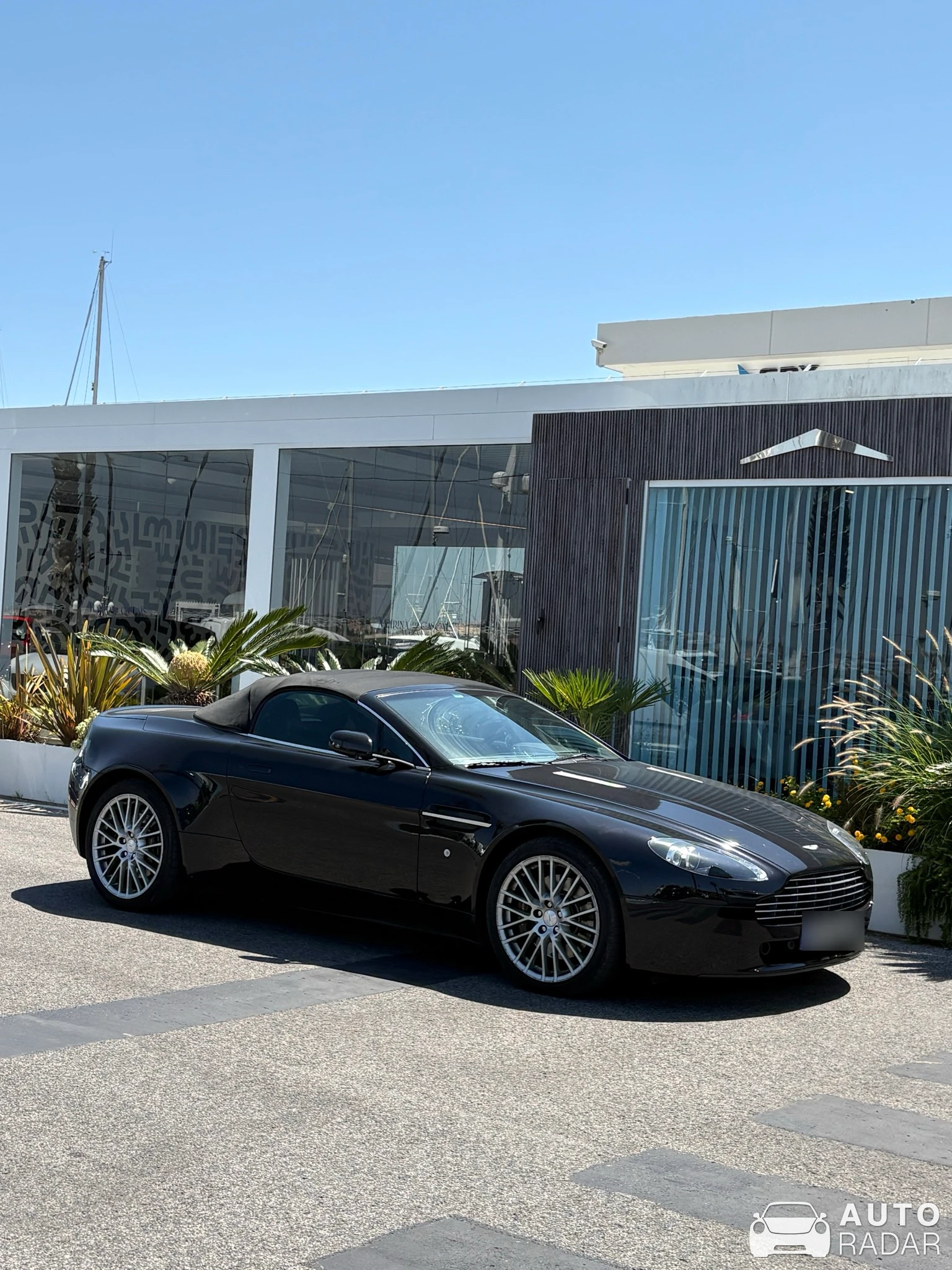 Aston Martin V8 Vantage Roadster spotted in Cascais
