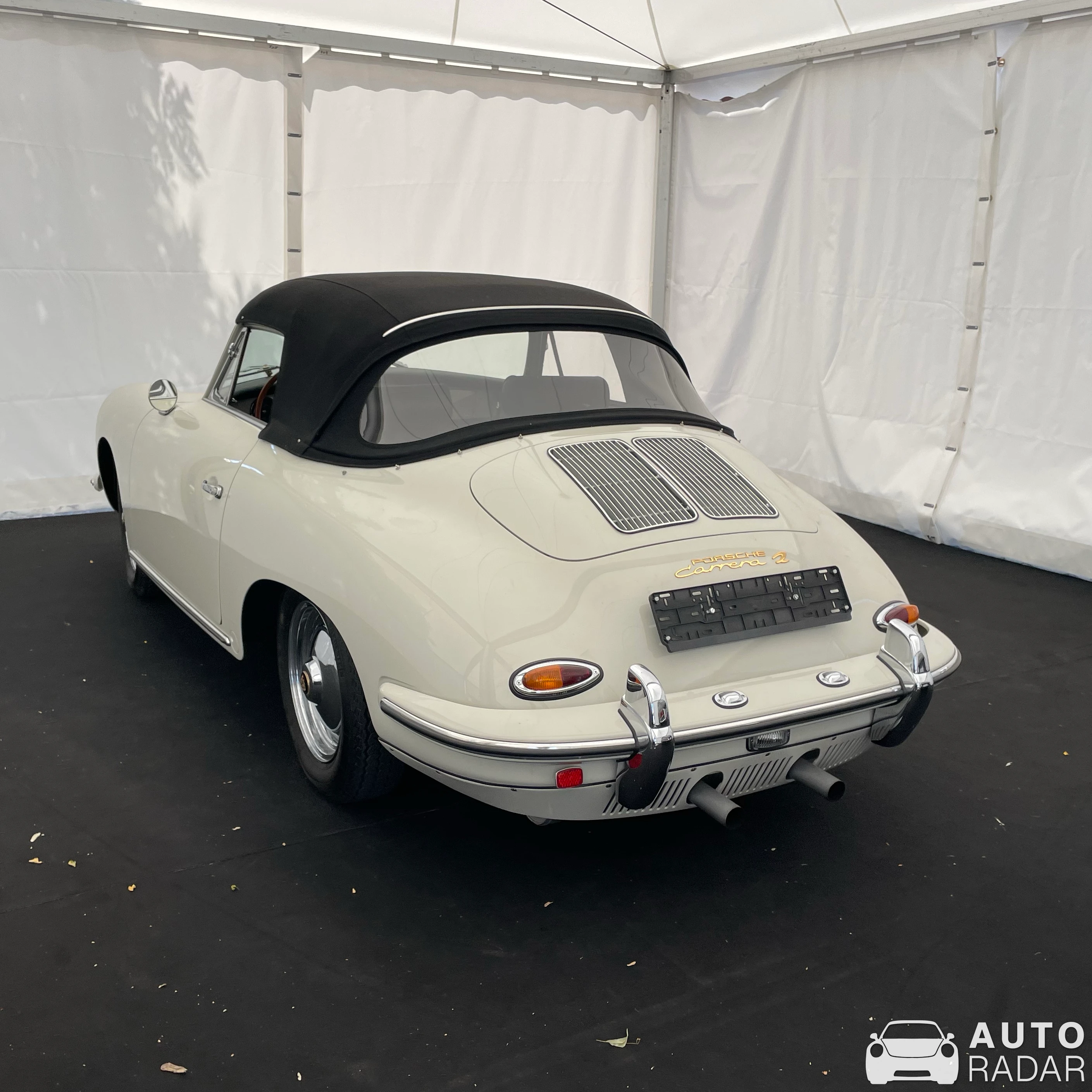Porsche 356 B Cabriolet spotted in Mulhouse
