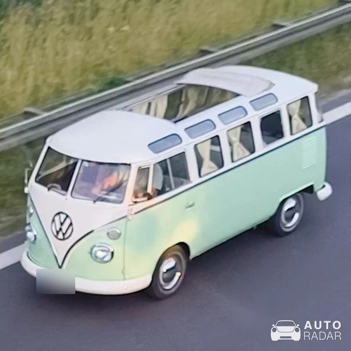 Volkswagen T1 Samba Bus spotted in Weingarten