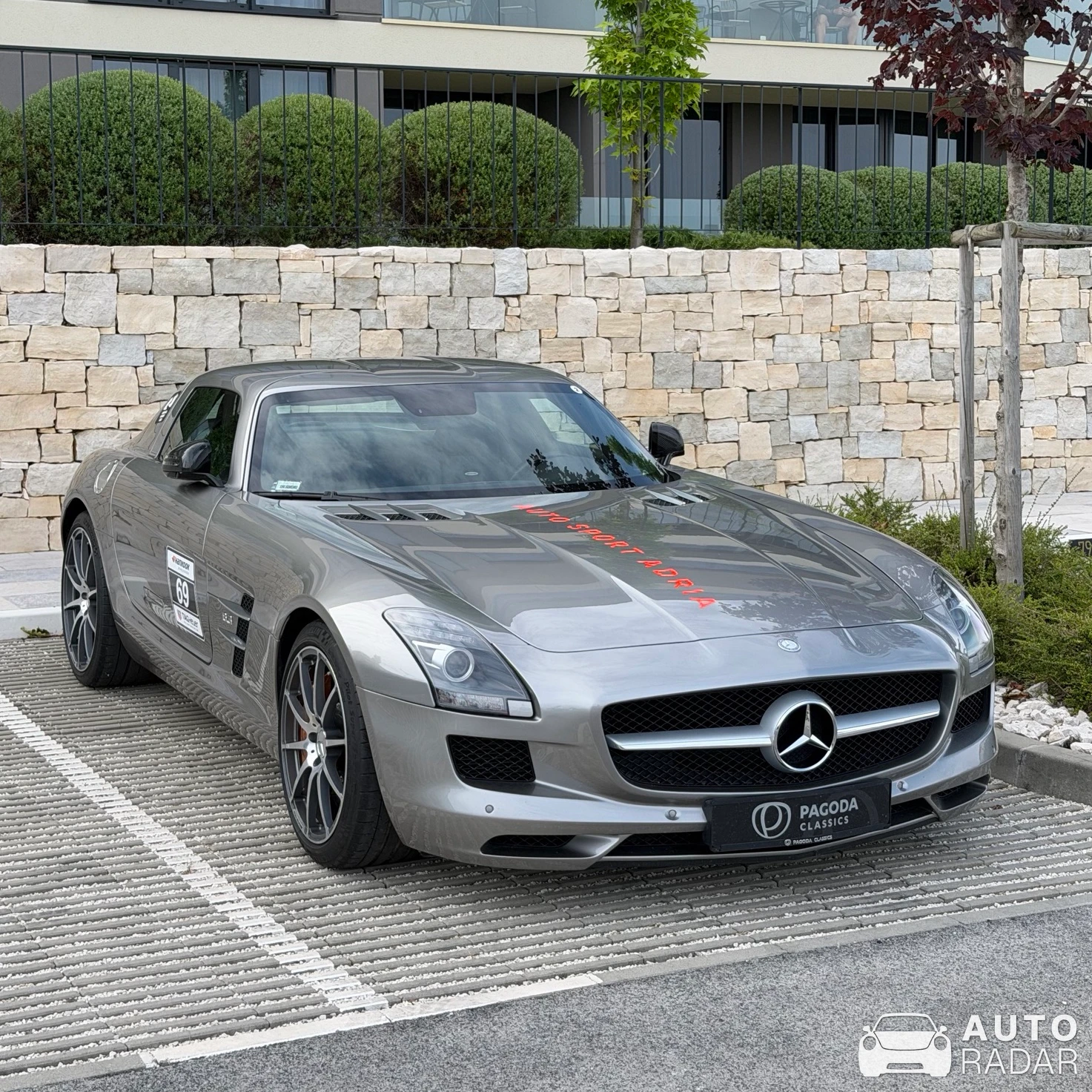 Mercedes-Benz SLS AMG spotted in Grado