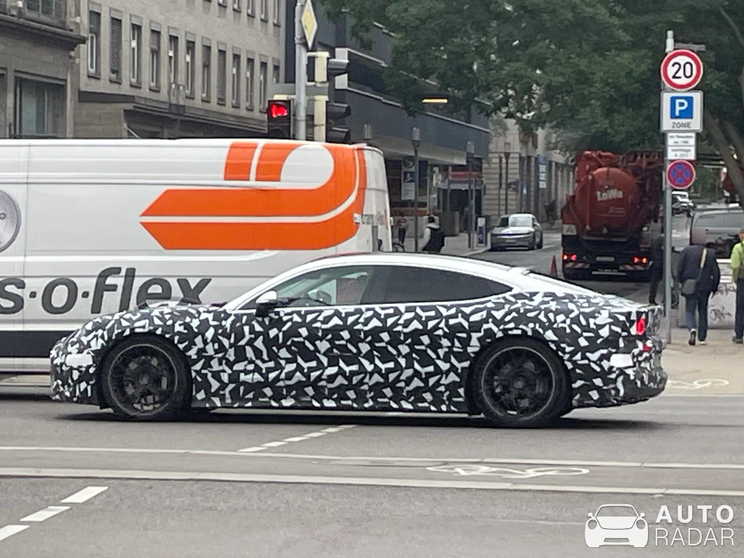 Mercedes-AMG GT 4-Door EV Mule spotted in Stuttgart