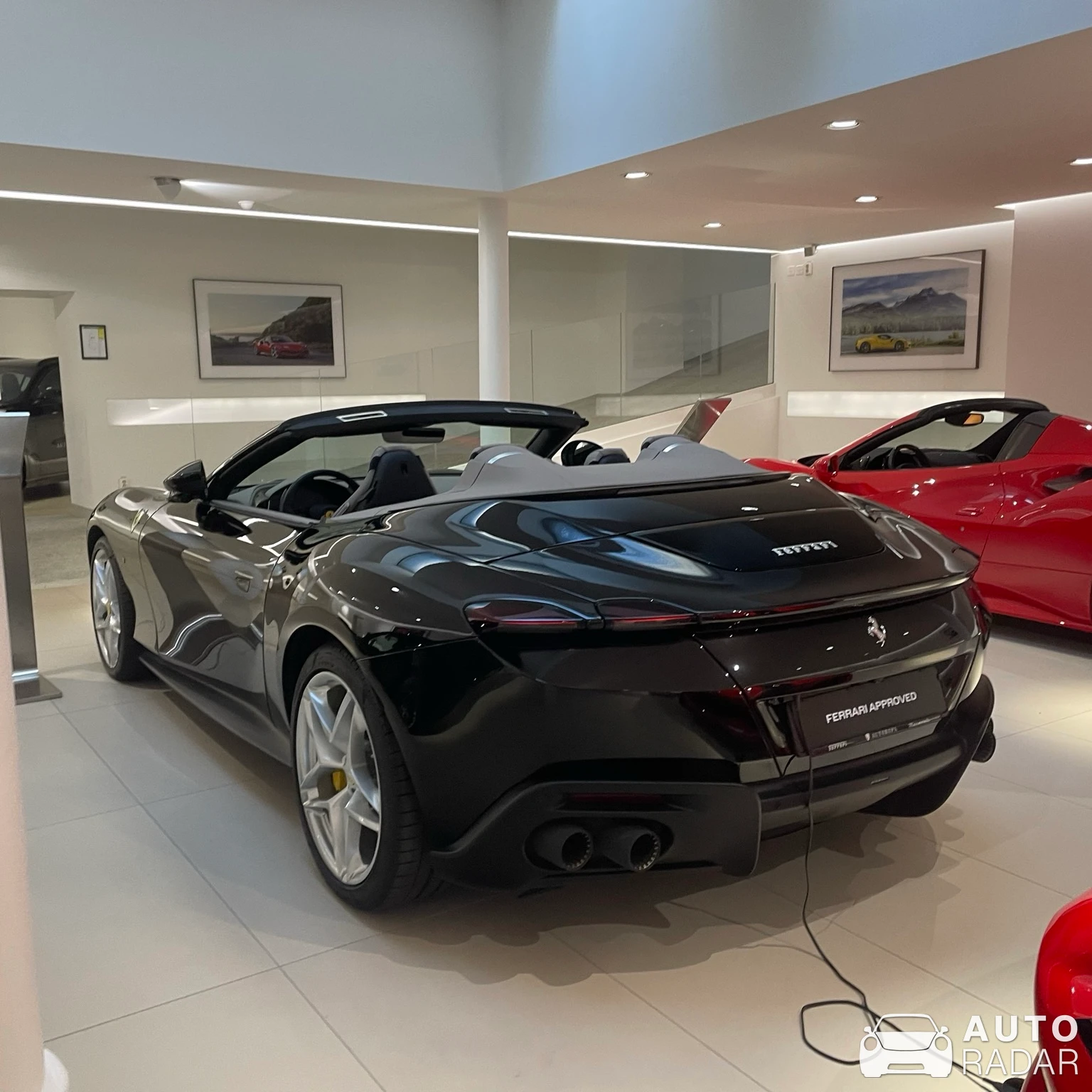 Ferrari Roma Spider spotted in Stockholm