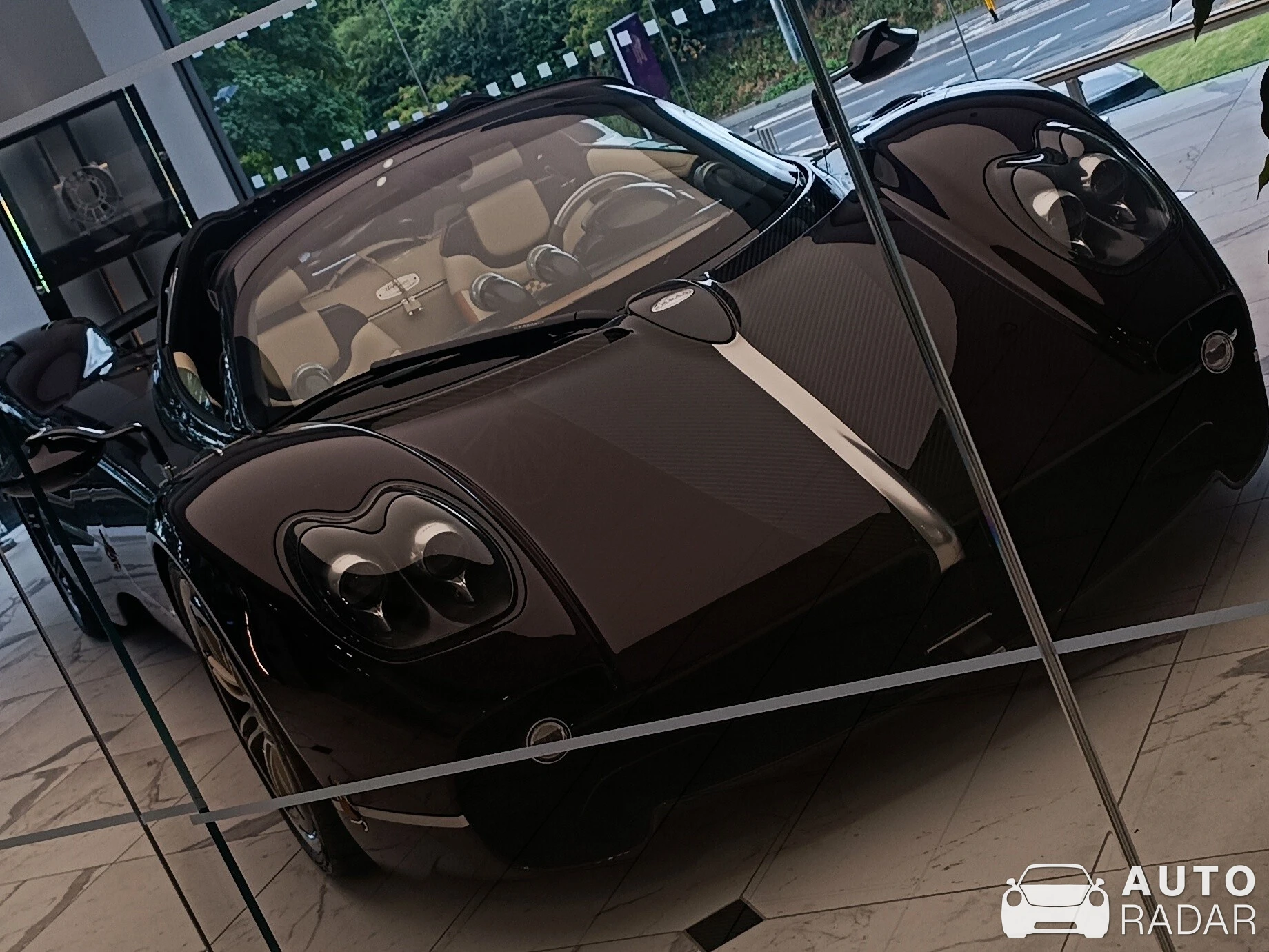 Pagani Utopia Roadster spotted in Handforth