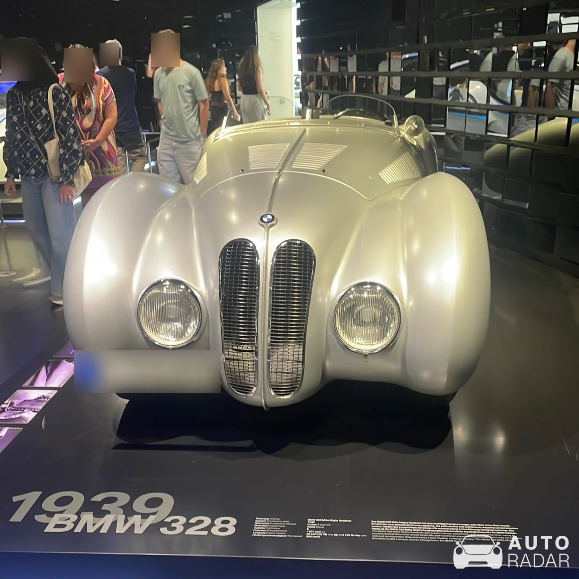 BMW 328 Mille Miglia Bügelfalte Roadster spotted in Munich