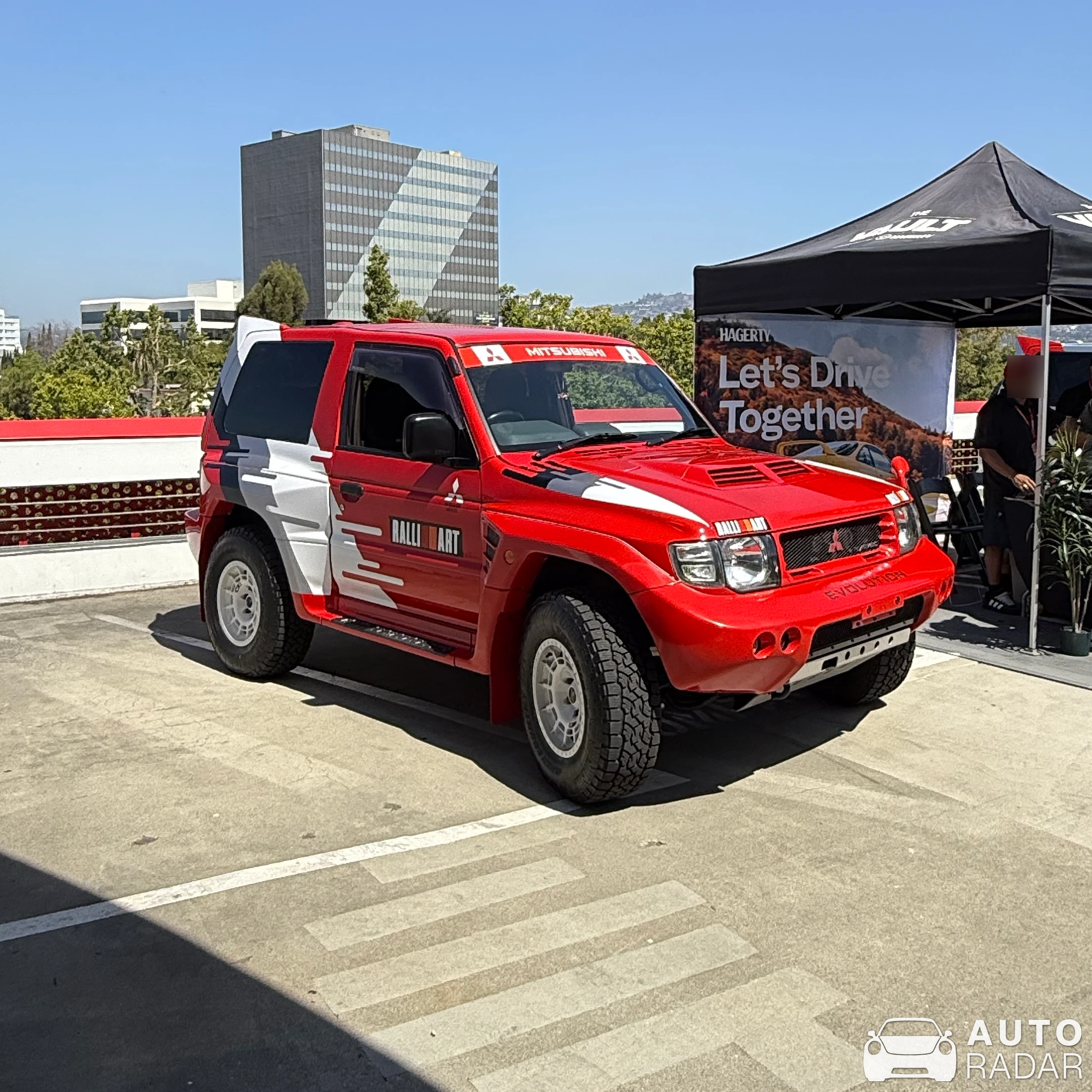Mitsubishi Pajero Evolution spotted in Los Angeles