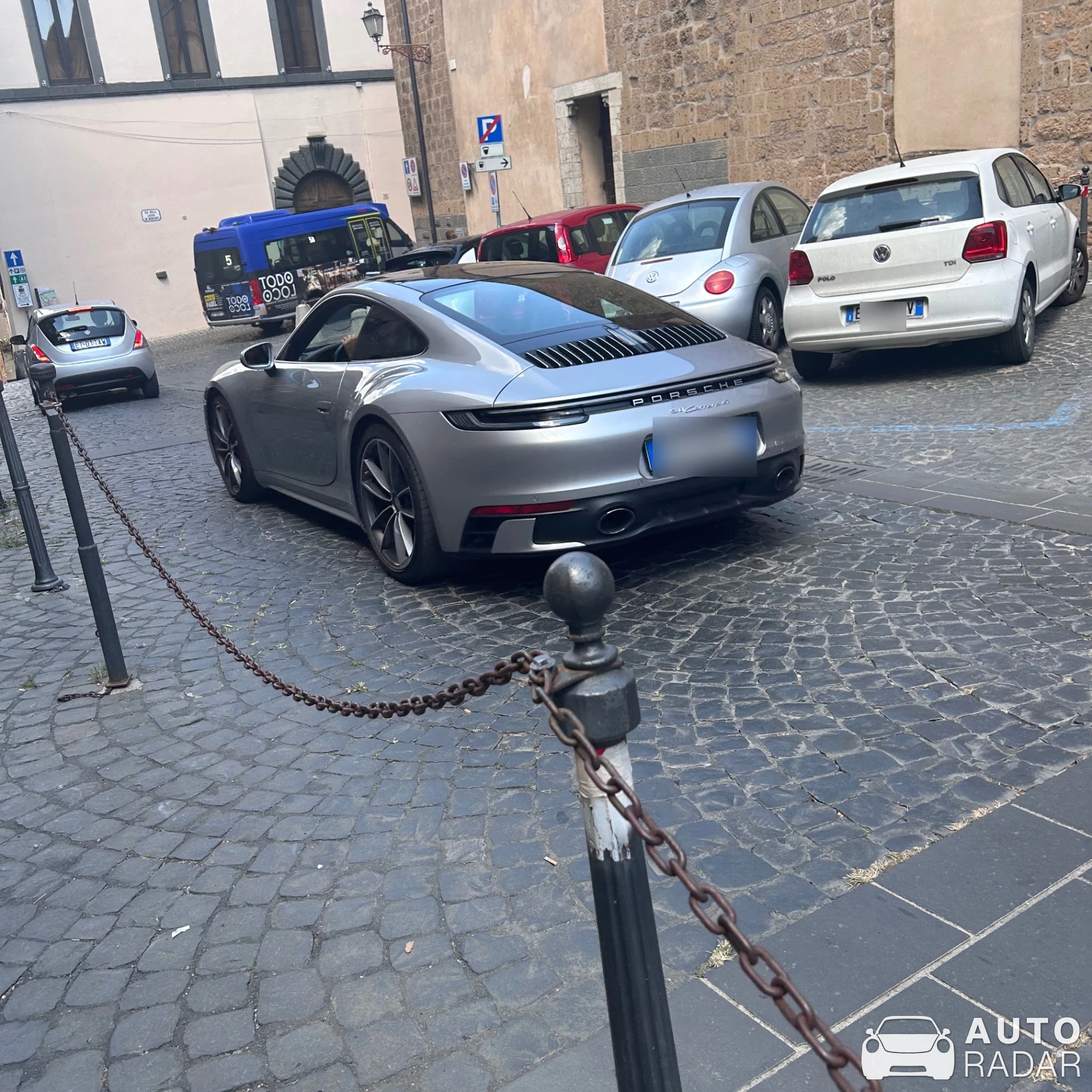 Porsche 911 Carrera 4 spotted in Orvieto, Italia