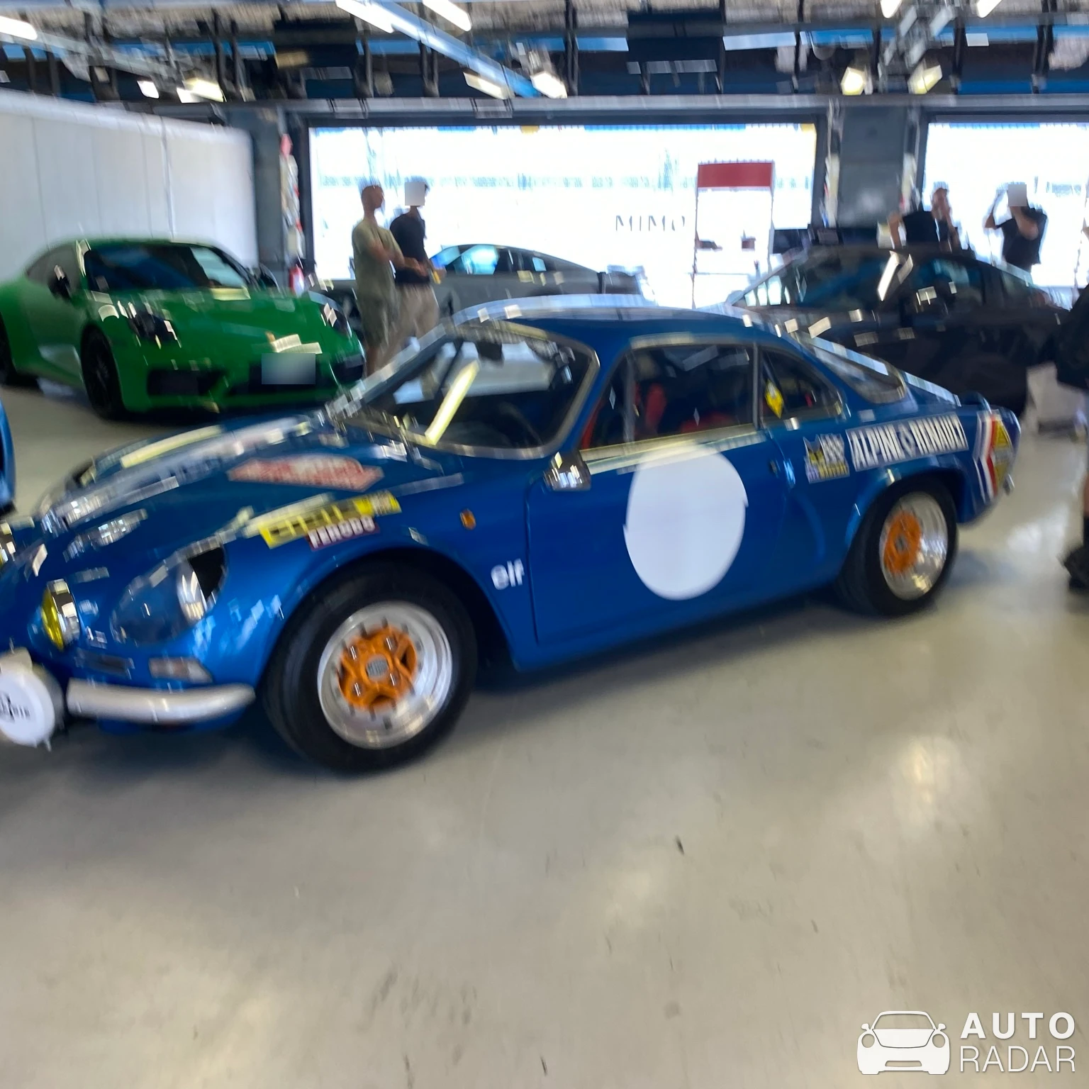 Alpine A110 1300 spotted in Monza